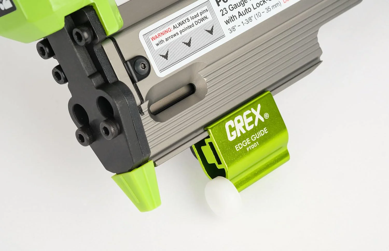 Pinner w/Auto Lock-Out & Edge Guide
