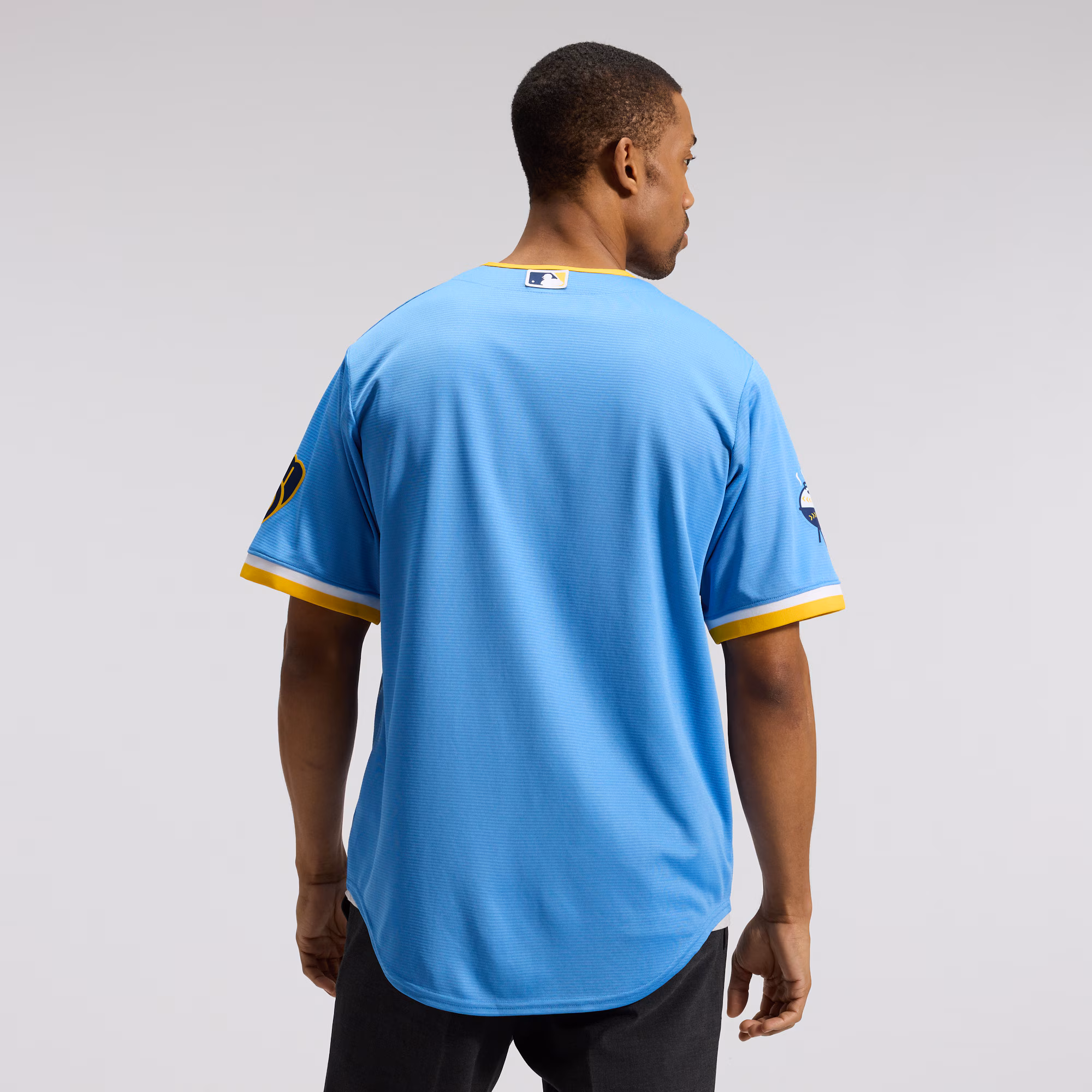 Milwaukee Brewers Nike City Connect Replica Team Jersey - Powder Blue
