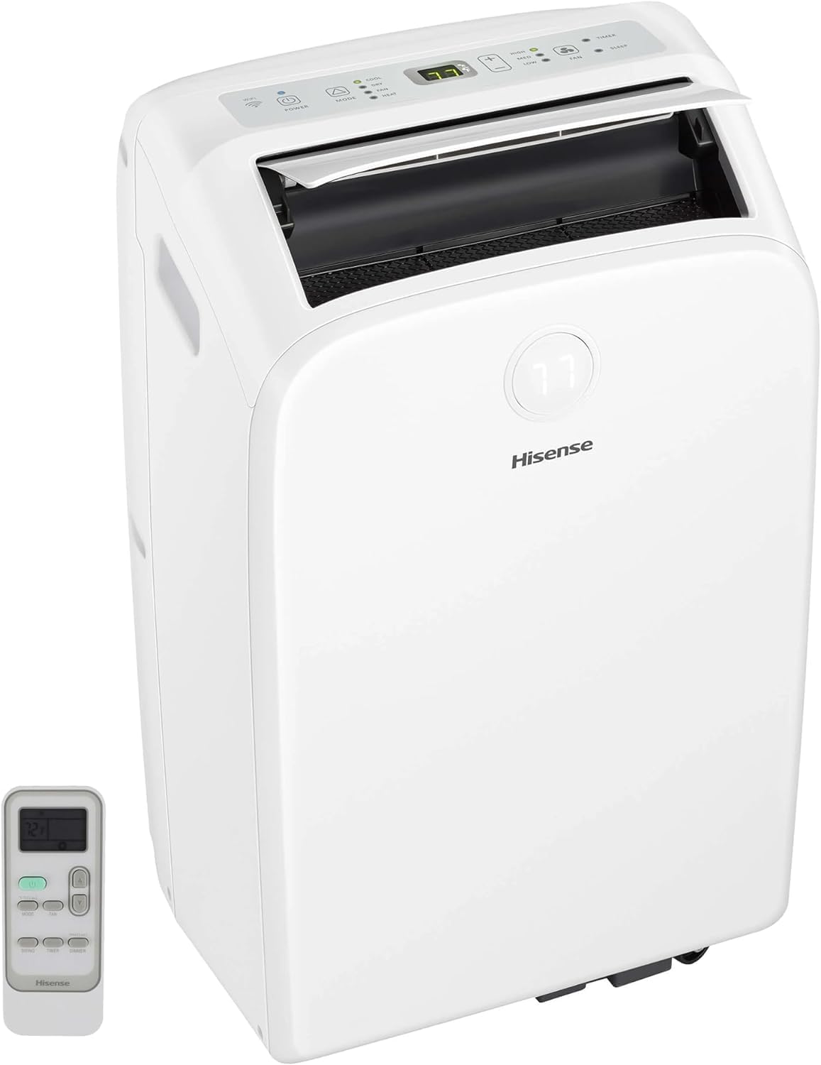 Hisense (Refurbished) AP55023HR1GD Smart 8,000 BTU Dual Hose Portable Air Conditioner with Heat Pump (Renewed)