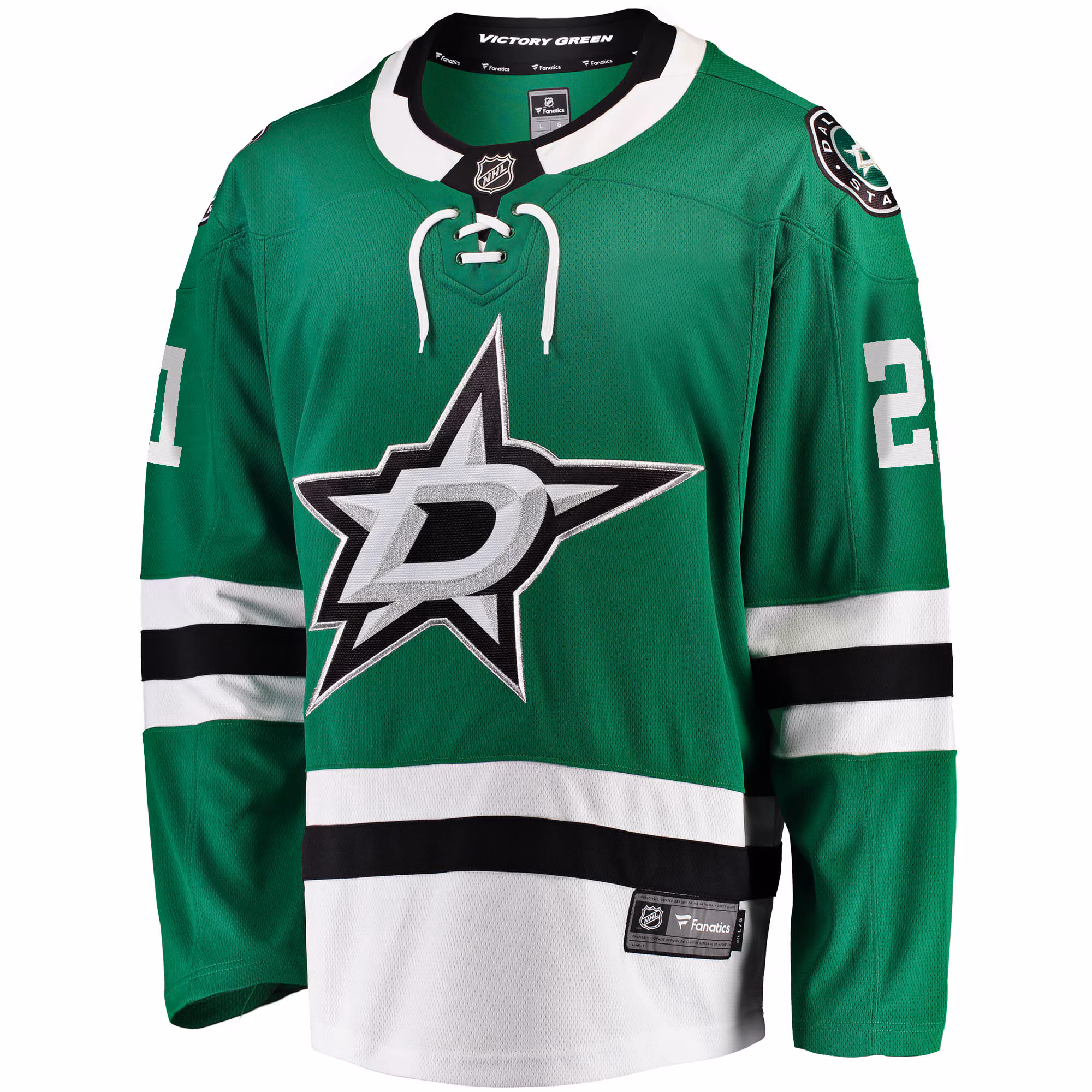Jason Robertson Dallas Stars Fanatics Home Breakaway Replica Jersey - Kelly Green