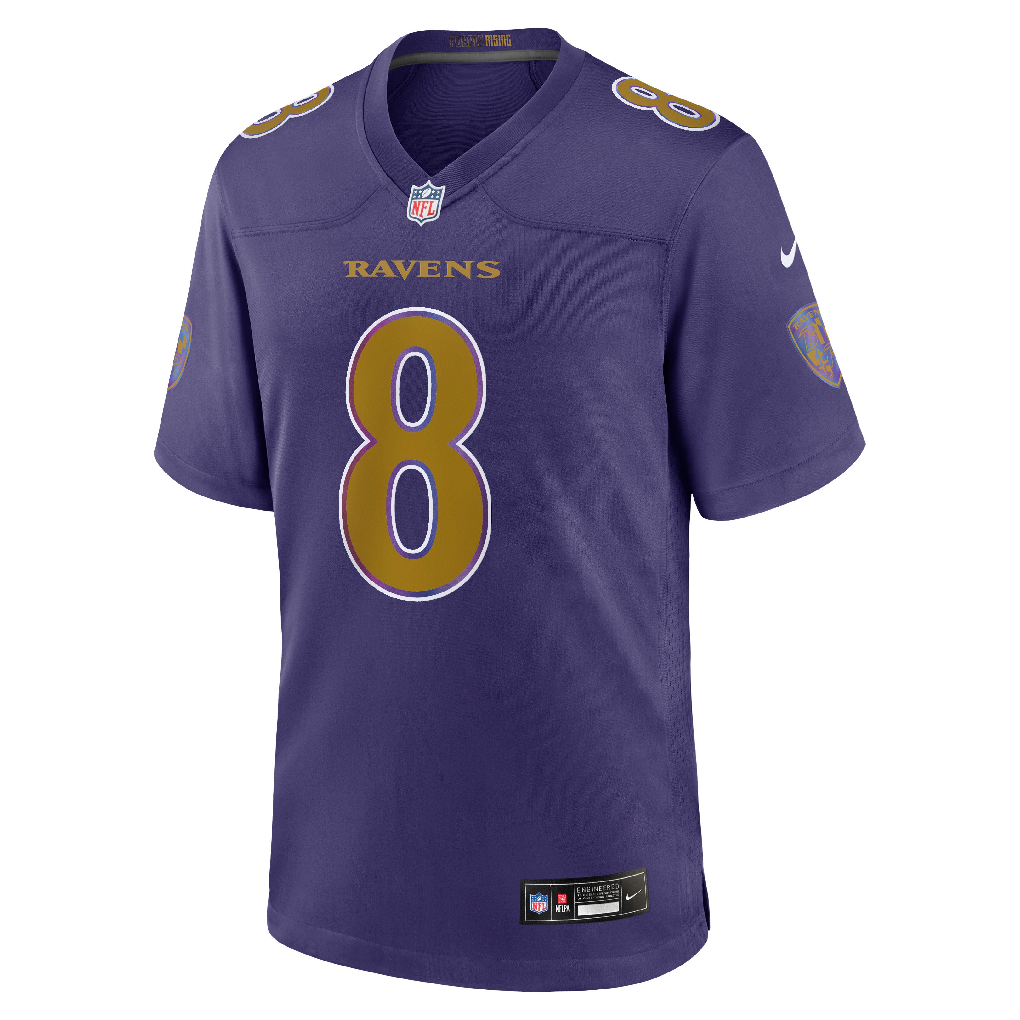 Lamar Jackson Baltimore Ravens Nike Alternate Game Jersey - Purple