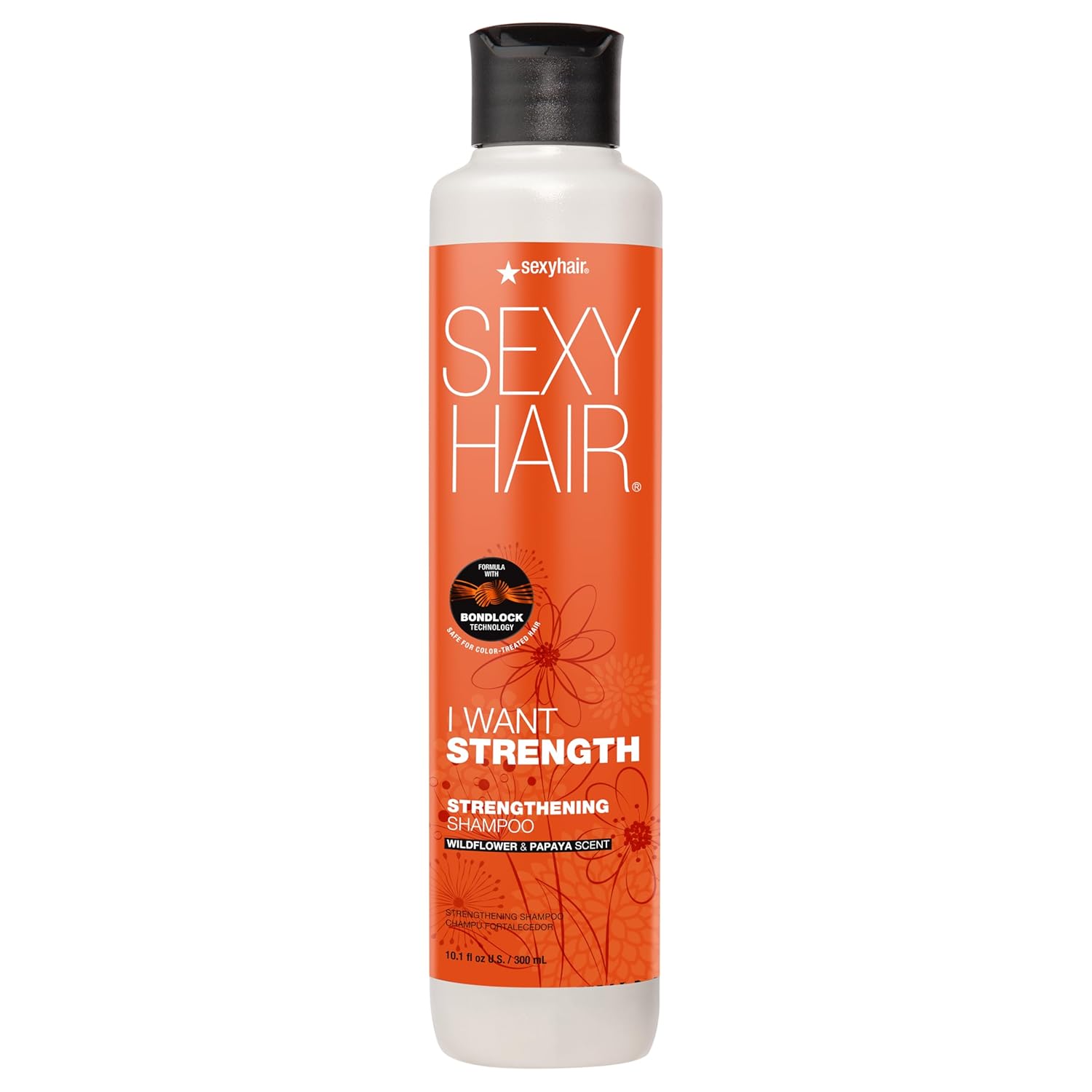 SexyHair I WANT STRENGTH Shampoo/Conditioner | 73% Less Breakage | Safe for Color-Treated Hair | All Hair Types*