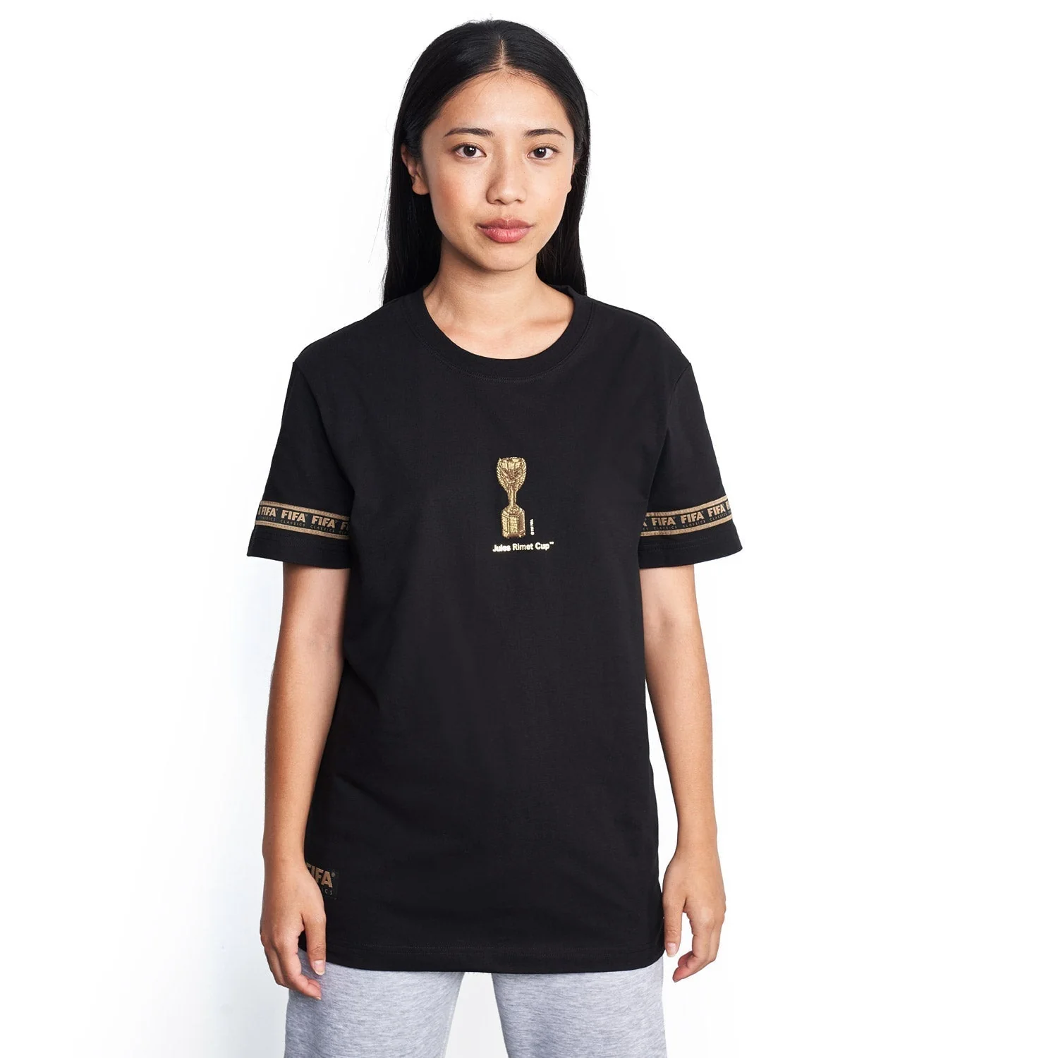 FIFA Classics Premium Jacquard Cuff Jules Rimet Trophy T-Shirt - Unisex