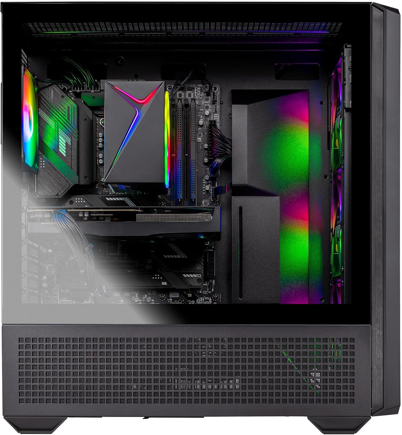 Skytech Gaming Edge Gaming PC, AMD Ryzen 5 5500 3.6GHz, NVIDIA RTX 5050 8GB, 1TB NVMe SSD, 16GB DDR4 RAM 3200, 650W Gold PSU, Wi-Fi, Win 11, Desktop
