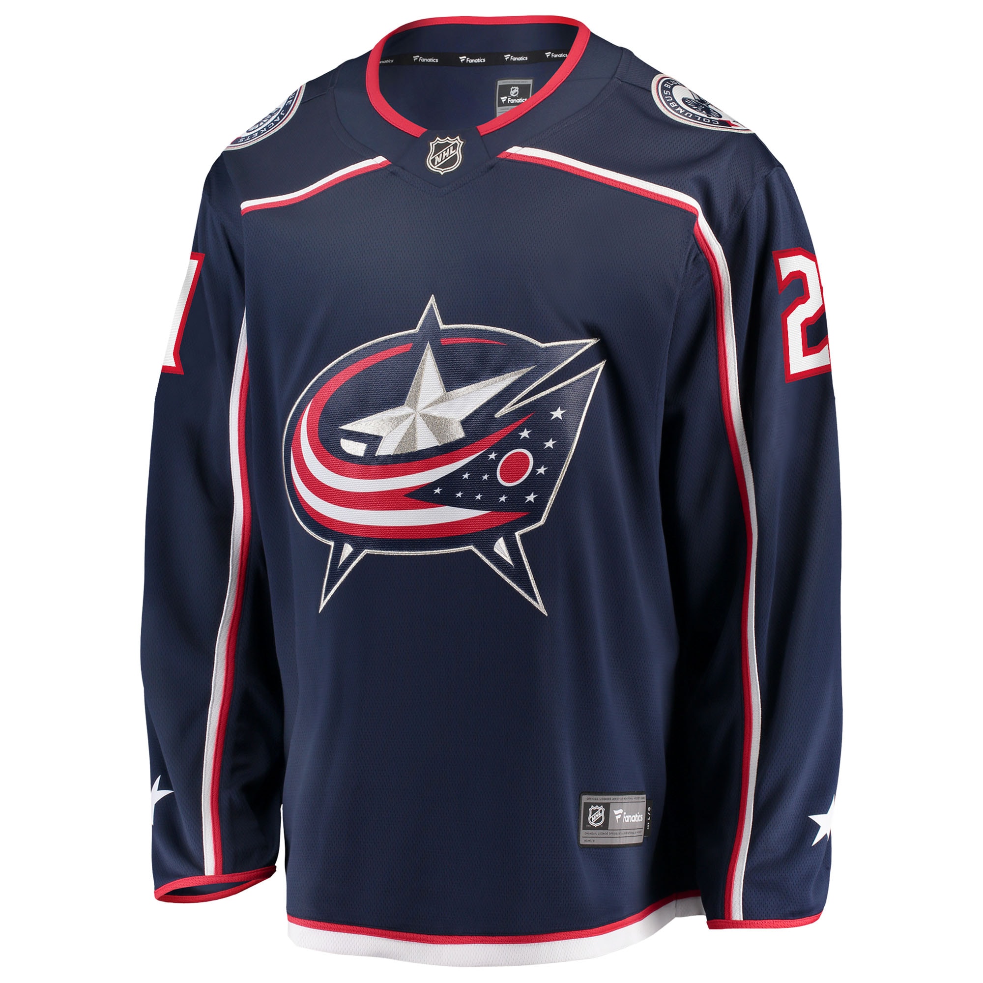 Isac Lundestrom Columbus Blue Jackets Fanatics Home Breakaway Jersey - Navy