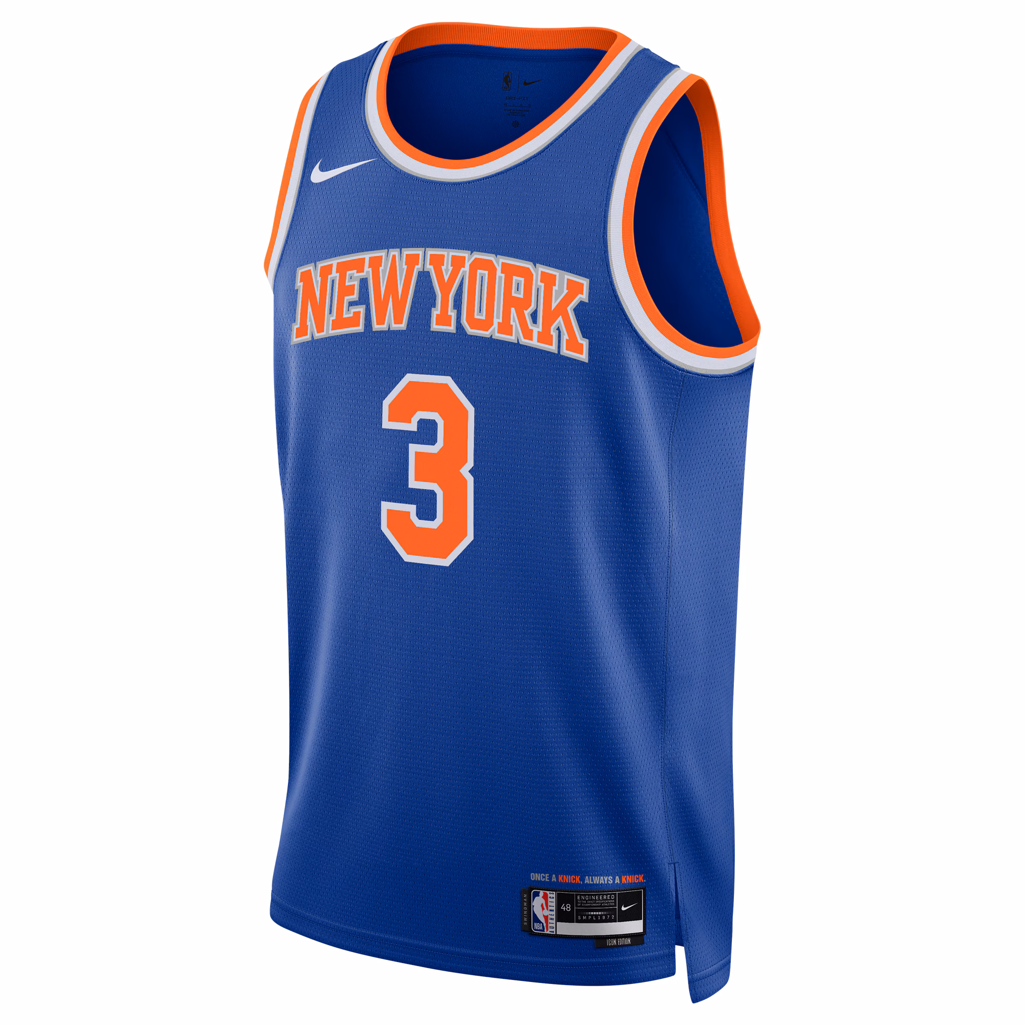Josh Hart New York Knicks Nike Unisex Swingman Player Jersey - Icon Edition - Blue