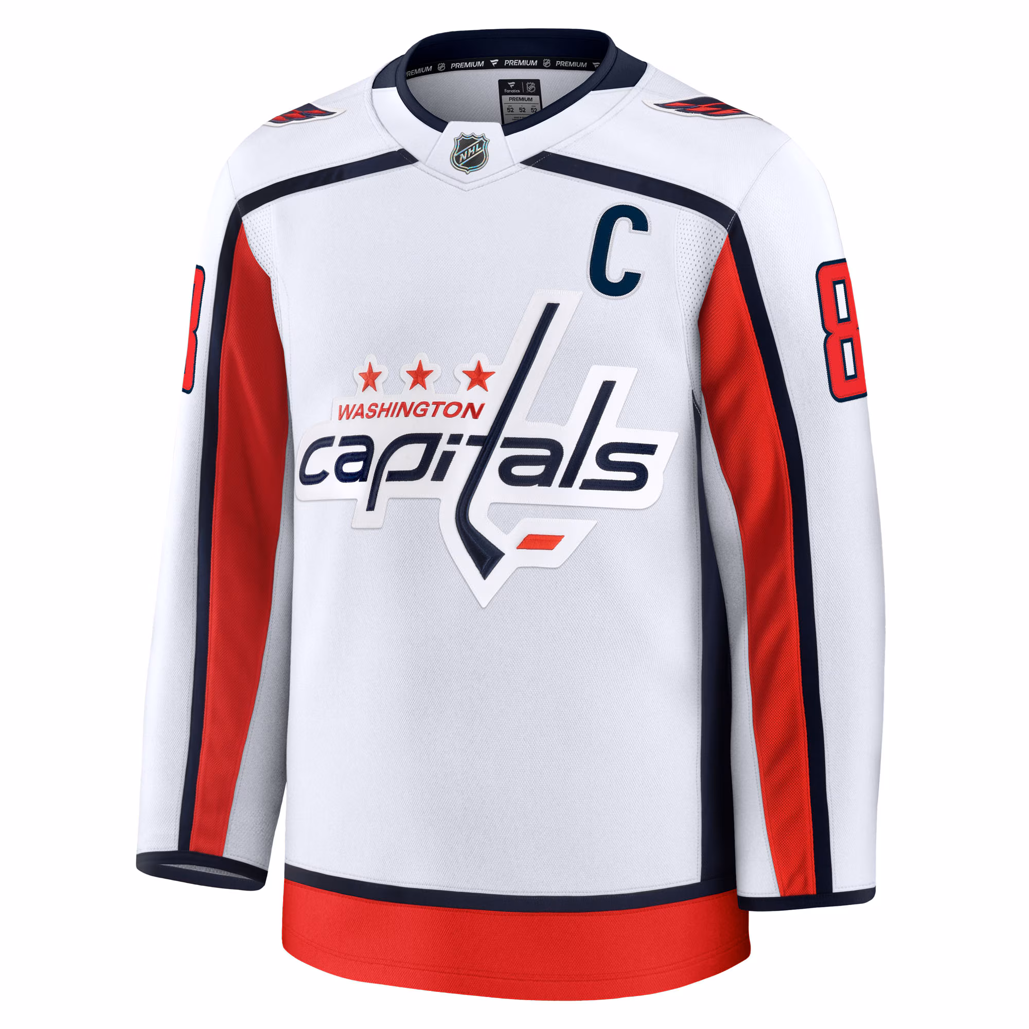 Alexander Ovechkin Washington Capitals Fanatics Away Premium Jersey - White