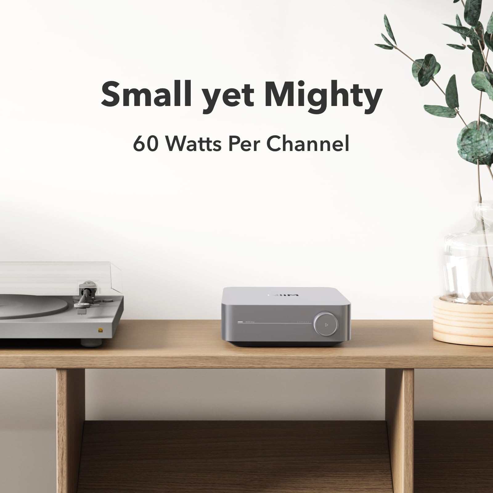 WIIM Amp Multiroom Streaming Amplifier - AirPlay, Google Cast, Alexa Compatible