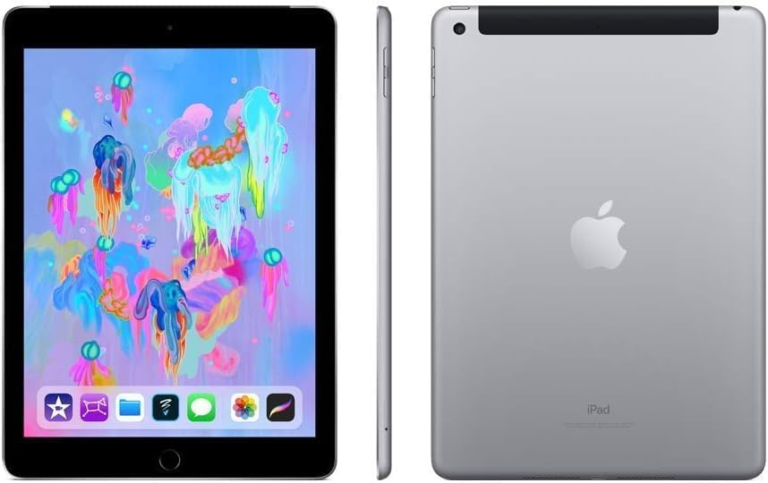 Apple iPad Early 2018 (9.7-inch, Wi-Fi, 32GB) - Space Gray (Renewed)