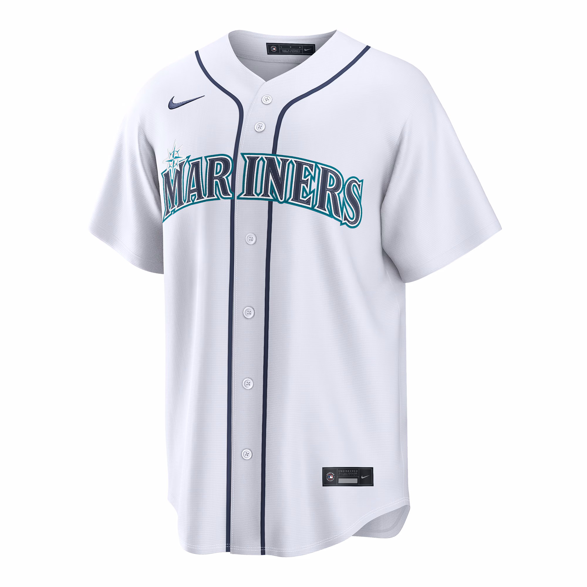 George Kirby Seattle Mariners Nike Home Replica Jersey - White