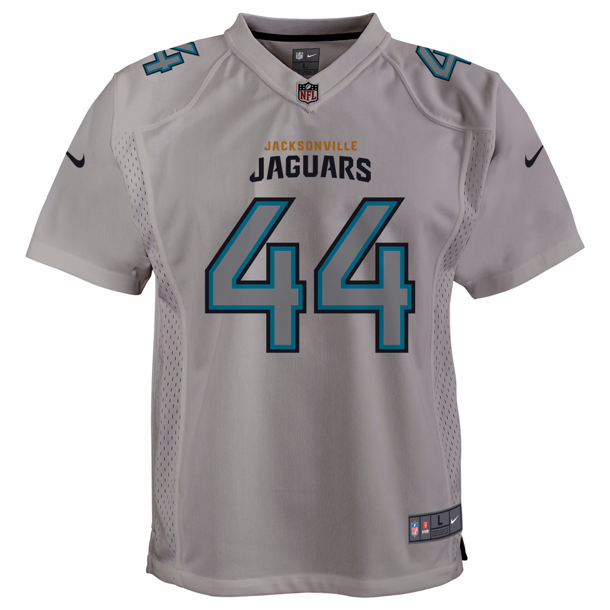 Travon Walker Jacksonville Jaguars Nike Youth Atmosphere Game Jersey - Gray