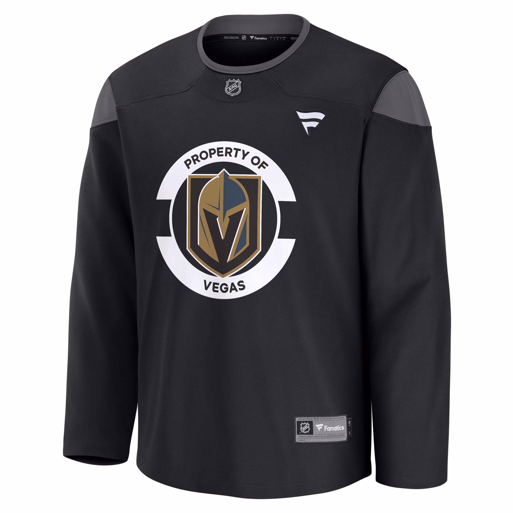 Vegas Golden Knights Fanatics Practice Jersey - Black