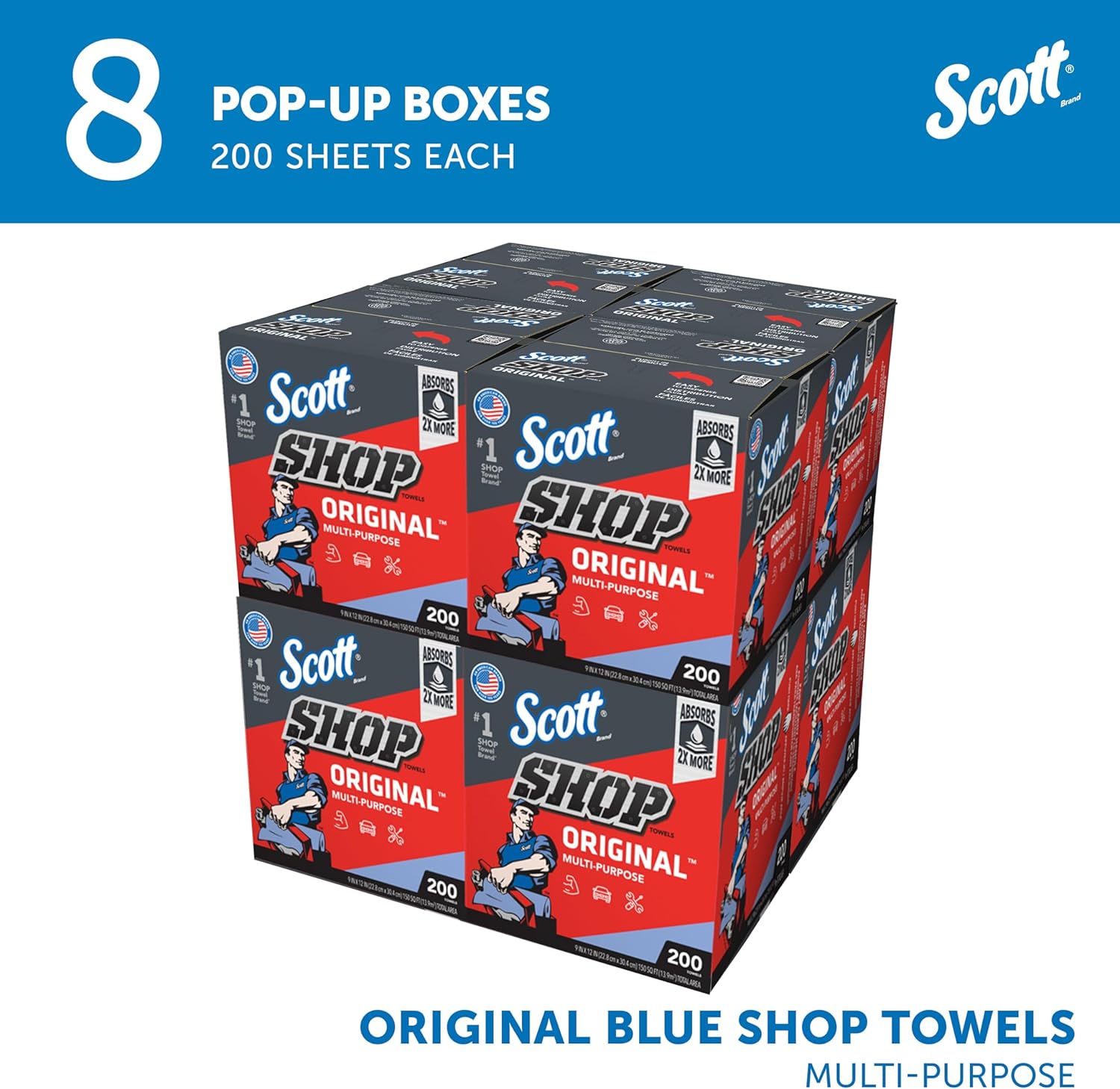 Scott Shop Original Blue Towels (75190), 9