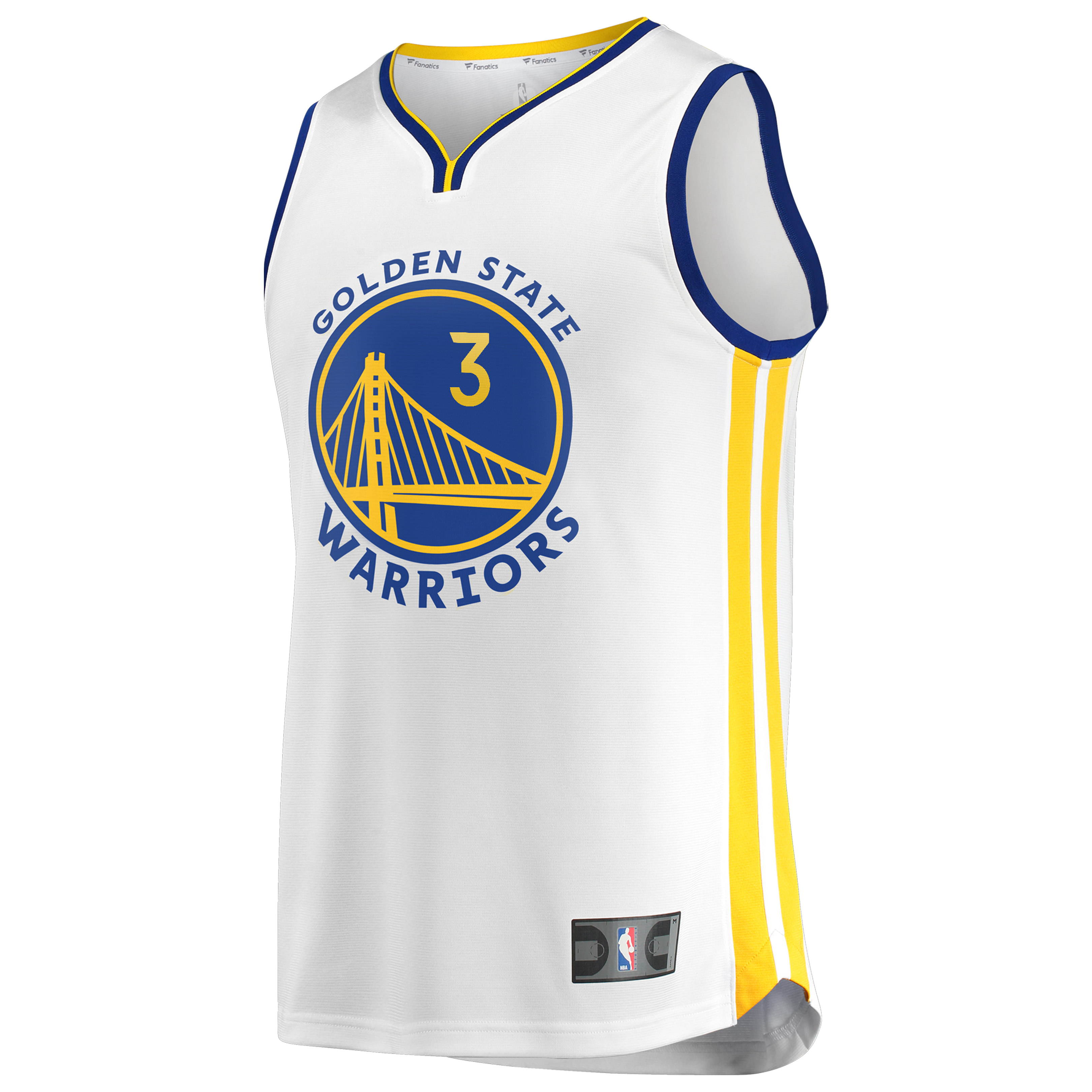 Will Richard Golden State Warriors Fanatics Fast Break Replica Jersey - White - Association Edition