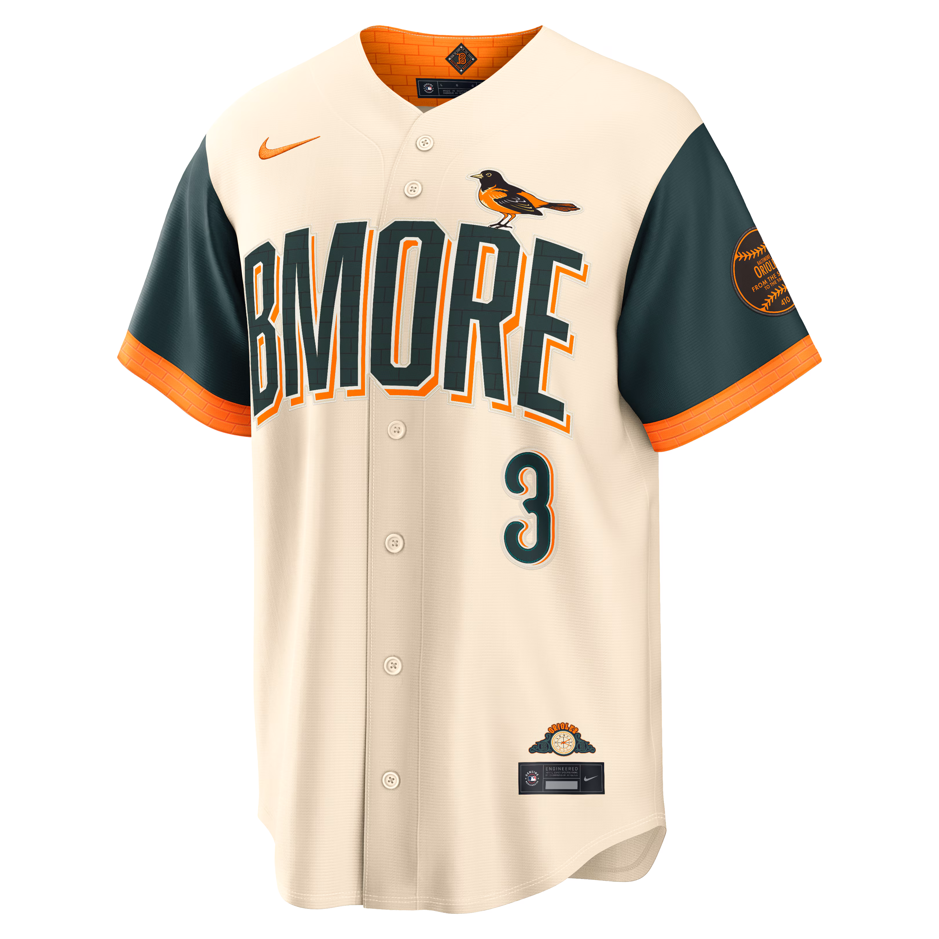 Taylor Ward Baltimore Orioles Nike 2026 City Connect Stadium Jersey - Cream