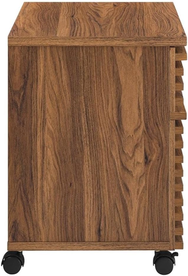 Modway EEI-5704-WAL Render Wood File Cabinet, Walnut