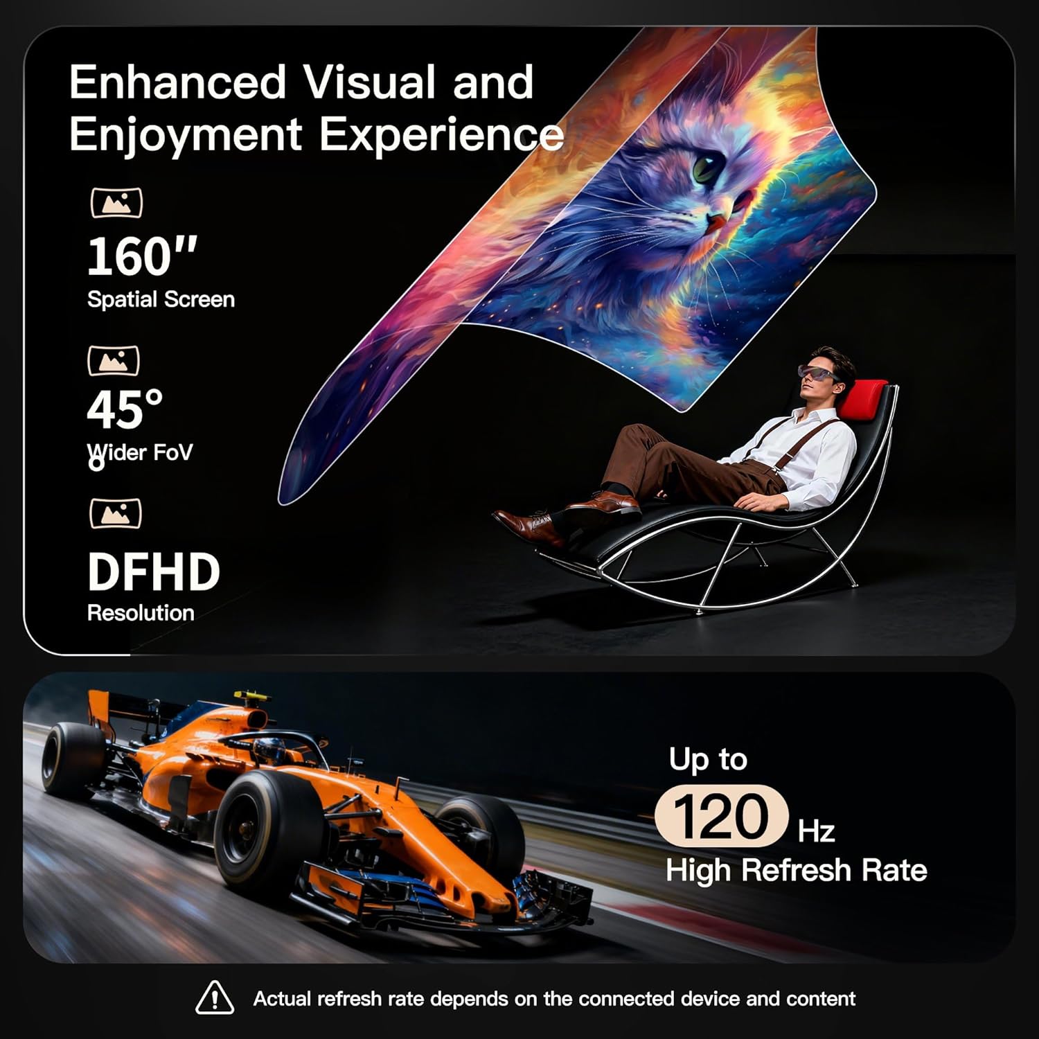 AiRA XR/AR Glasses with 160