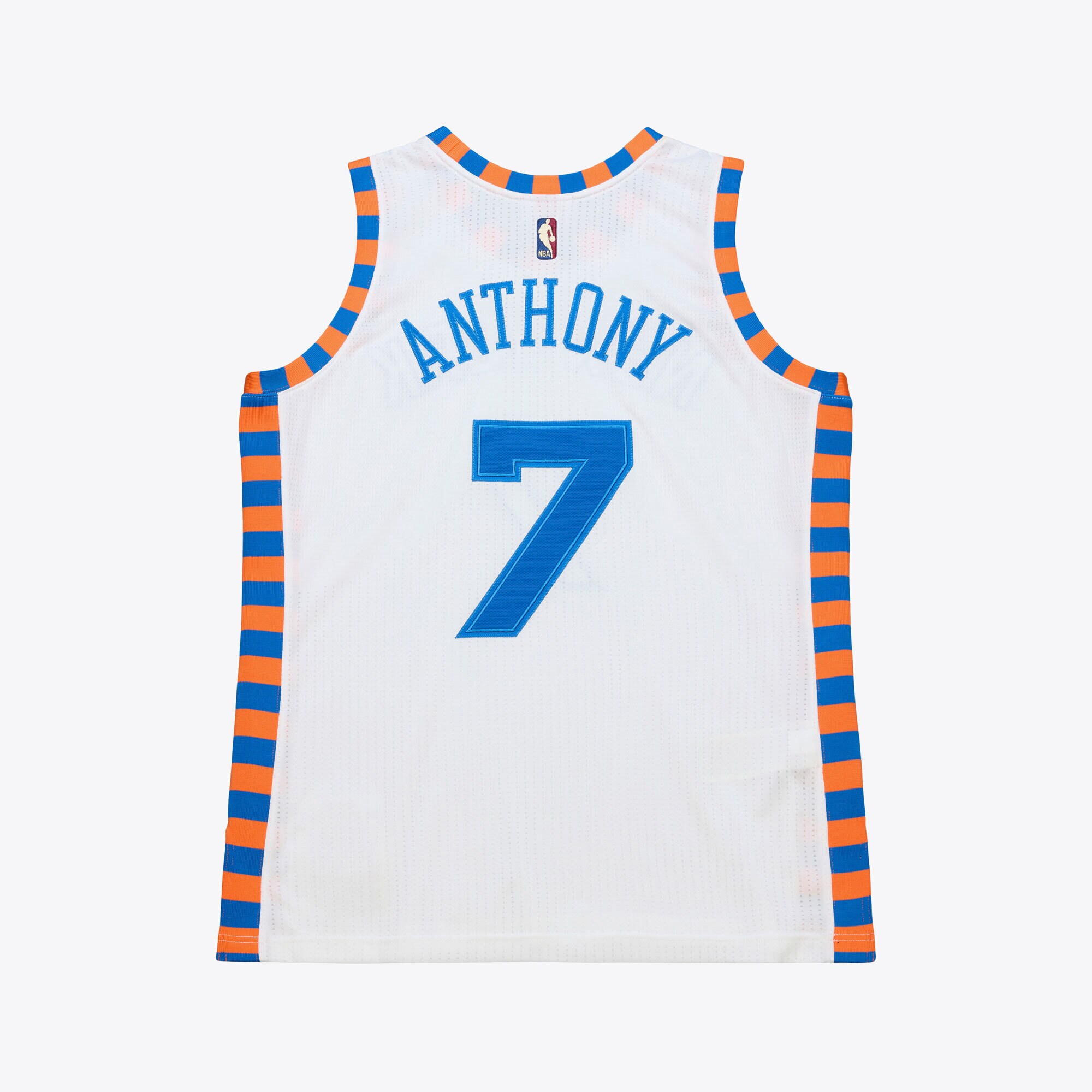 Carmelo Anthony New York Knicks Mitchell & Ness 2015-16 Hardwood Classics Authentic Jersey - White