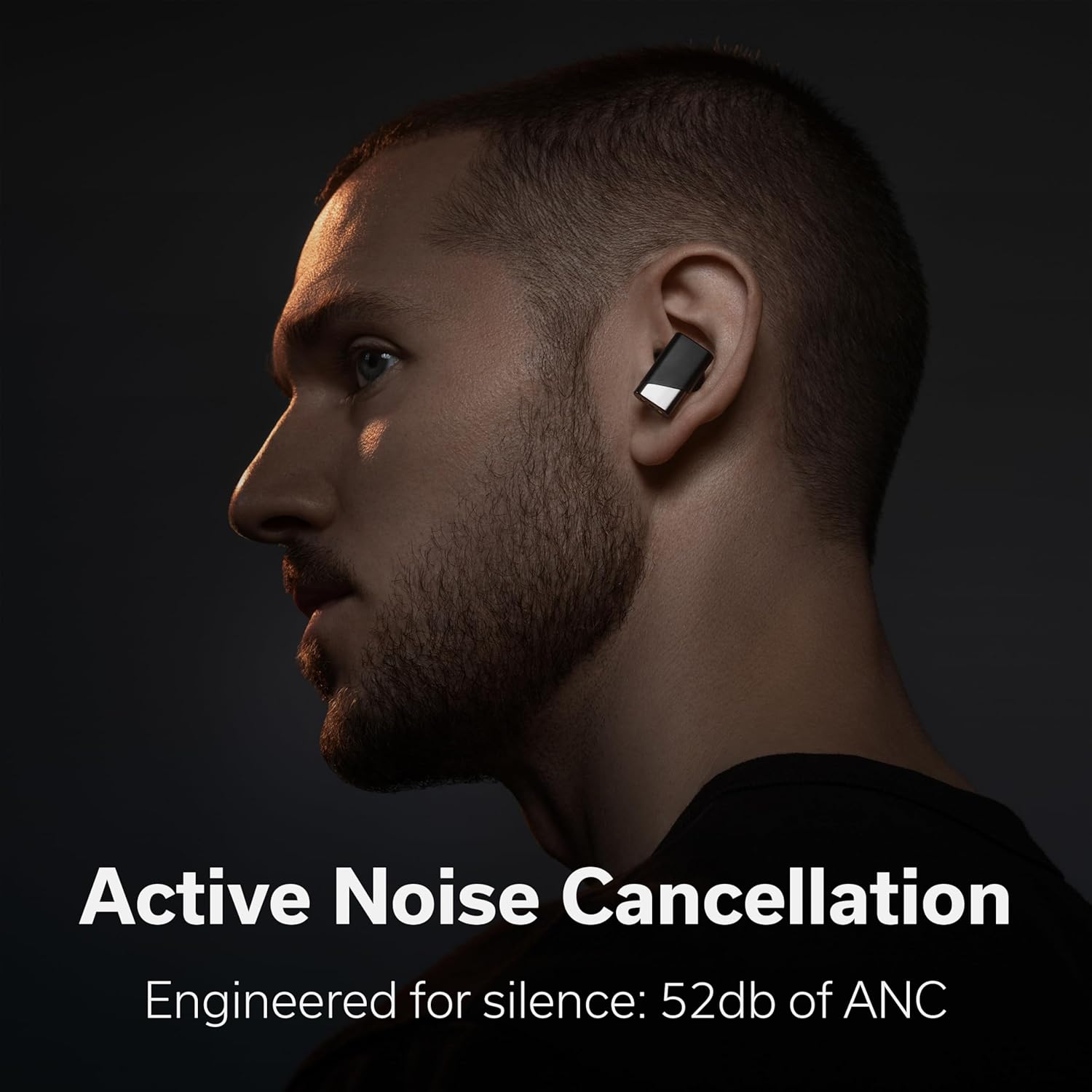 Status Pro X Wireless Earbuds, Triple Speaker Driver, Hi-Res Audio with LDAC, 52dB ANC, 6 Beamforming Mics with VoiceLoom AI for Clearest Calls (Black Alloy)