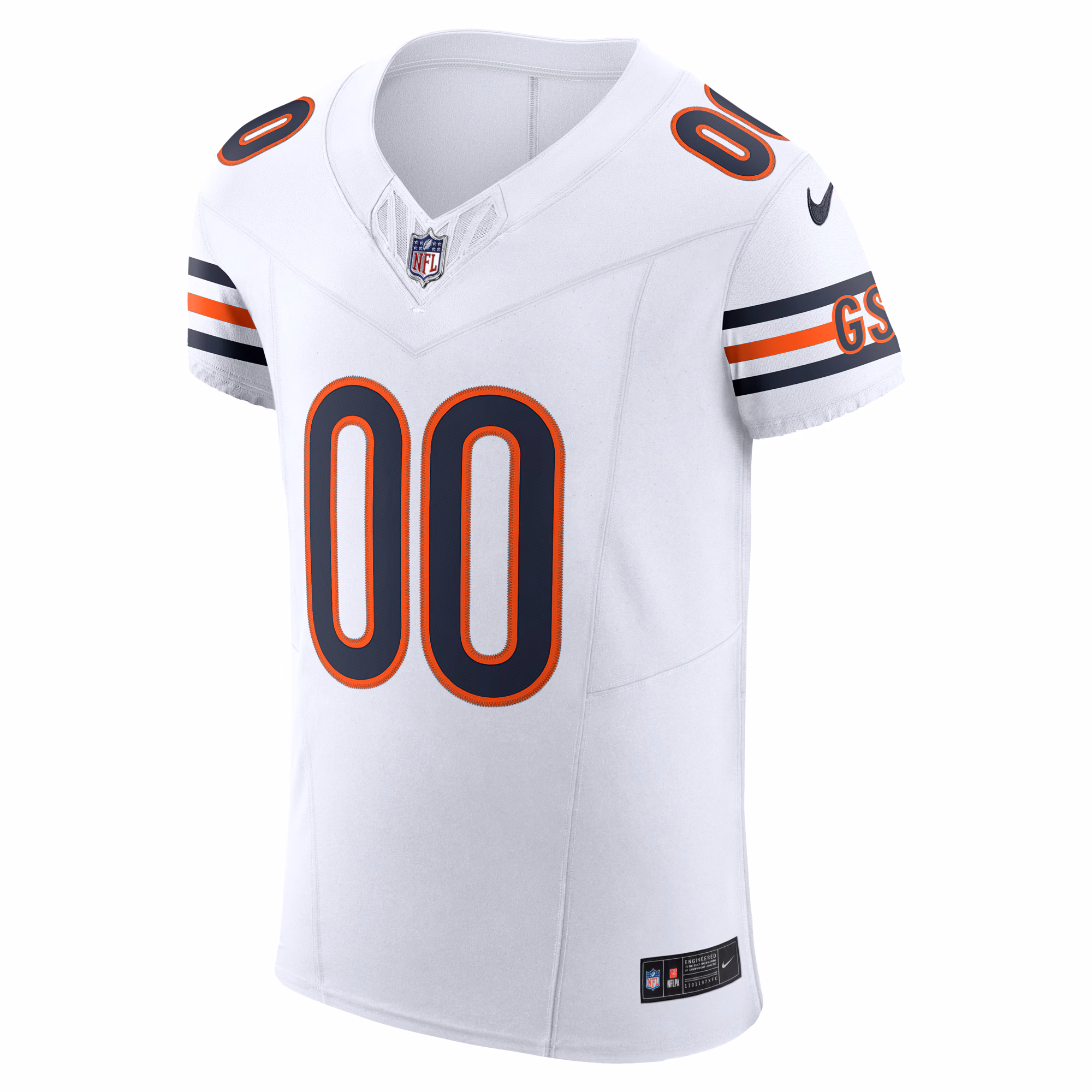Chicago Bears Nike  Vapor F.U.S.E. Elite Custom Jersey - White