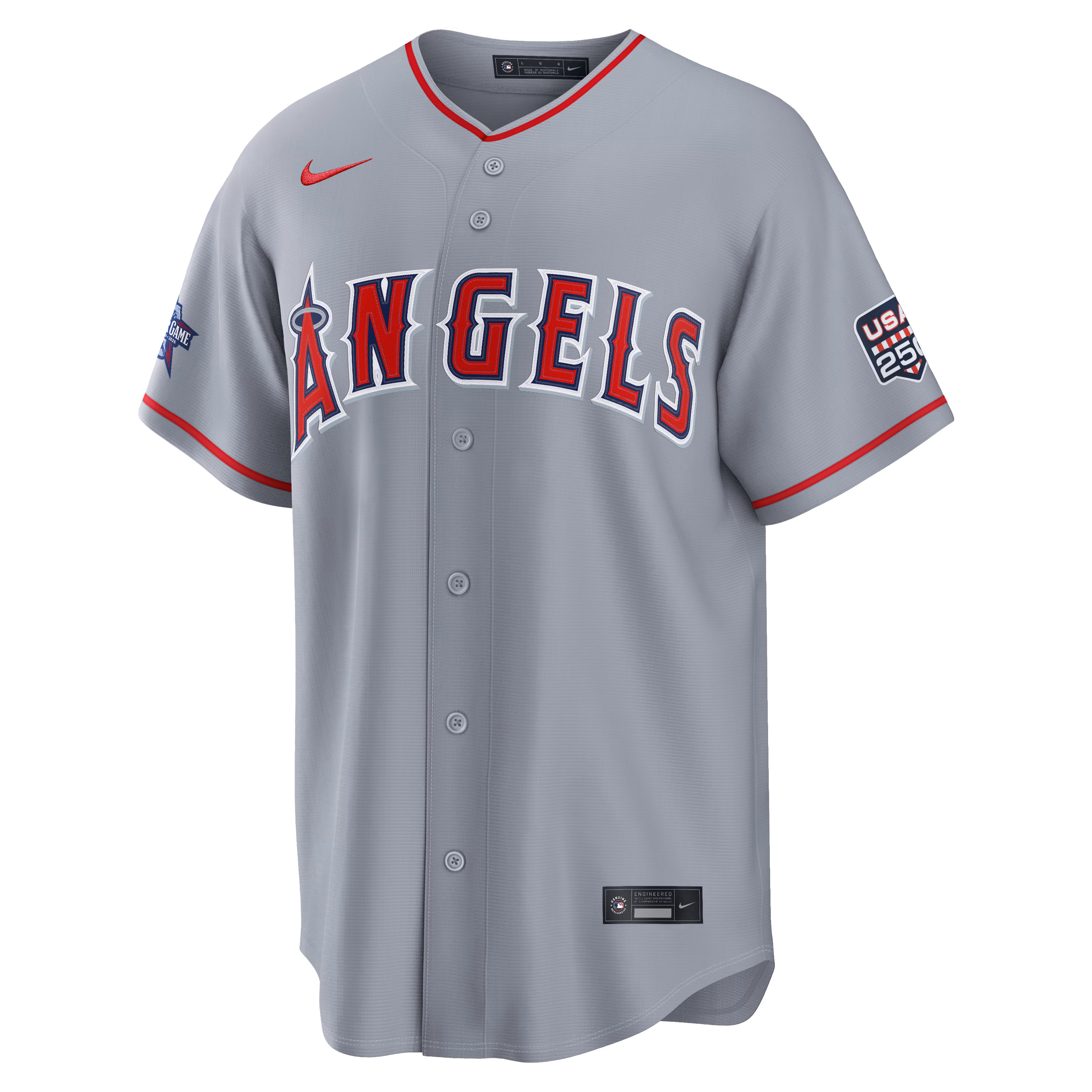 2026 All-Star Game Los Angeles Angels Mike Trout Nike Gray Replica Jersey