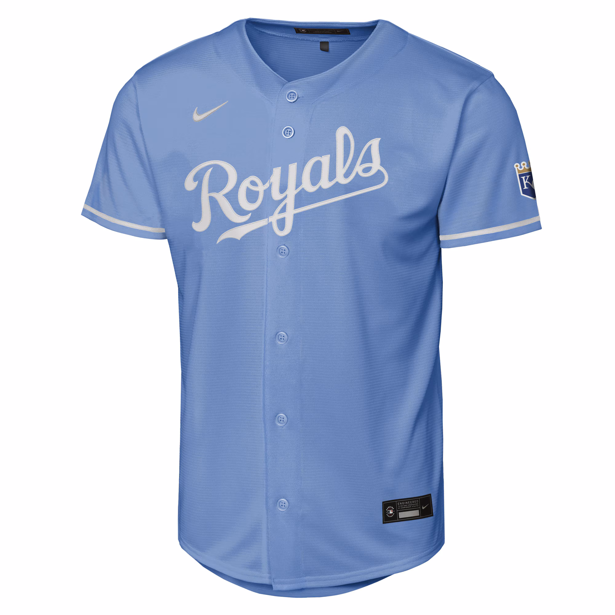 Kansas City Royals Nike Youth Alternate Stadium Jersey - Light Blue