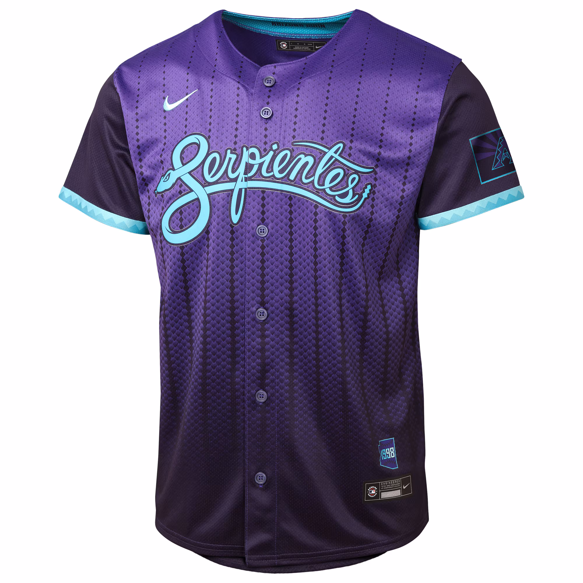 Arizona Diamondbacks Nike Youth 2025 City Connect Limited Jersey - Purple