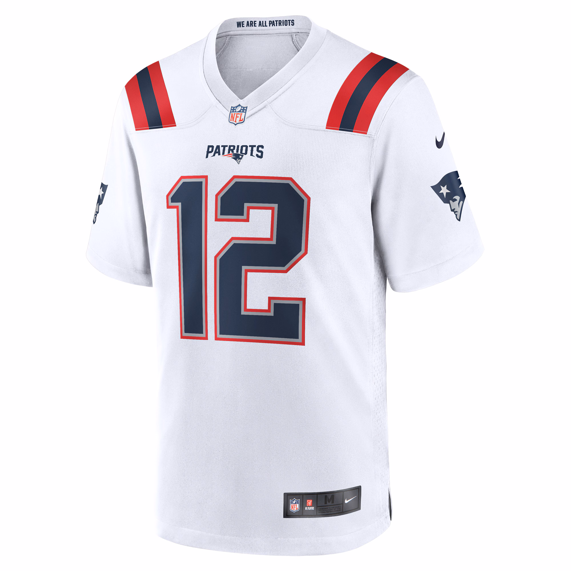 Tom Brady New England Patriots Nike Retired Game Jersey - White