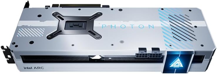 WEELIAO GUNNIR Intel Arc A770 Photon 16G OC White Graphics Card, 2400 Mhz Video Card,16GB 256-bit GDDR6,PCIE 4.0,1 HDMI,3 DP,3 Fans, TBP 285