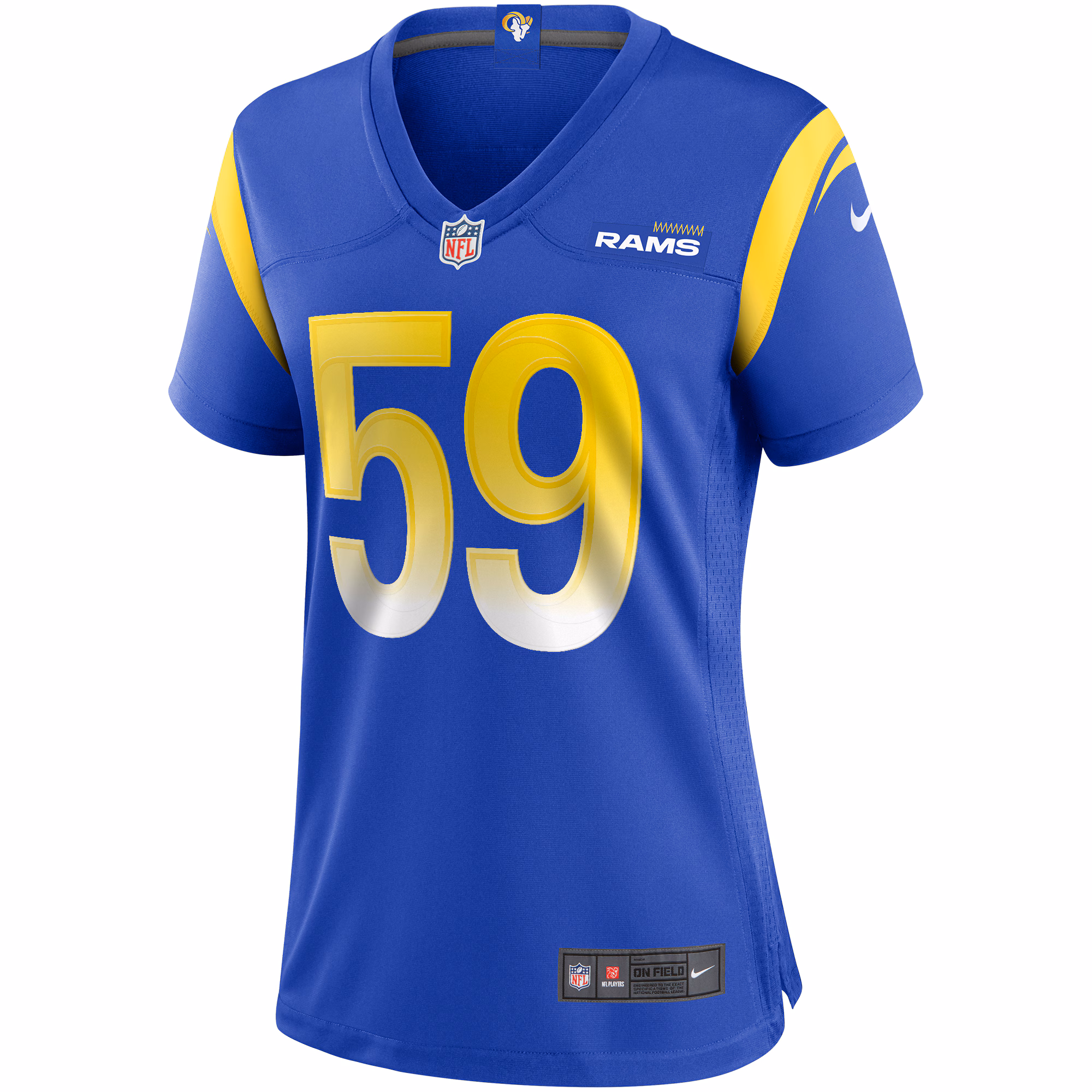 London Fletcher Los Angeles Rams Nike Women's Game Retired Player Jersey - Royal