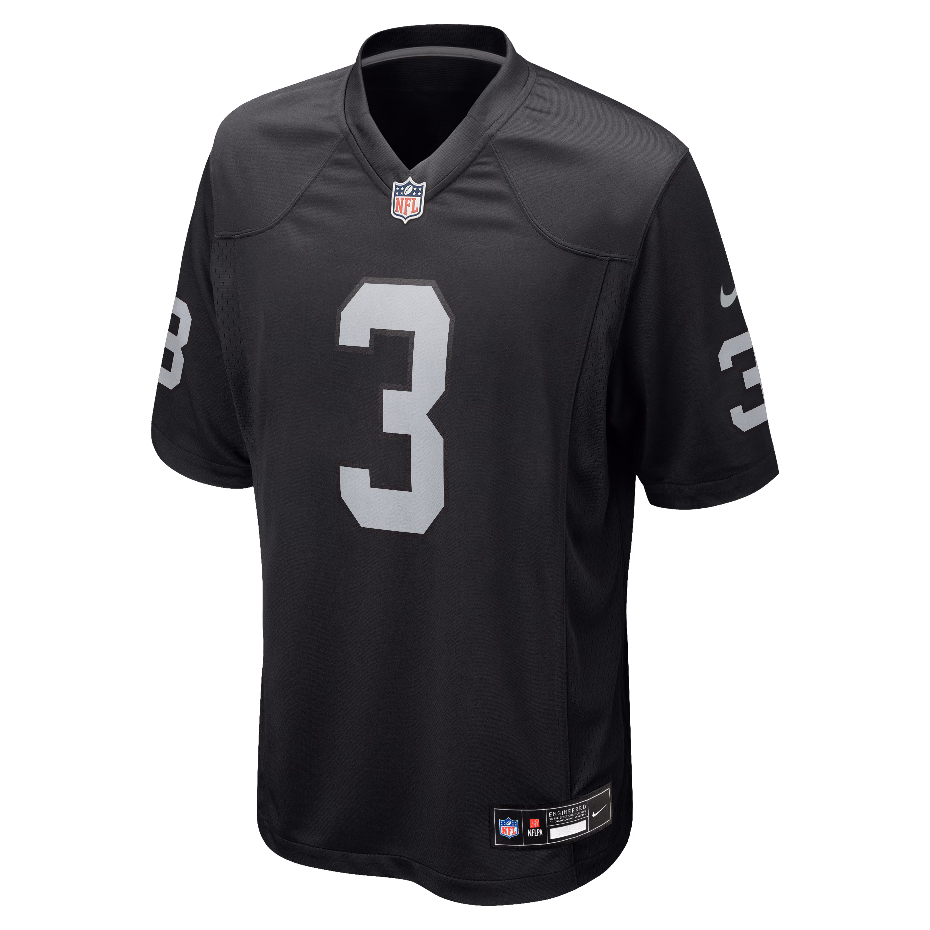 Zamir White Las Vegas Raiders Nike Team Game Jersey -  Black