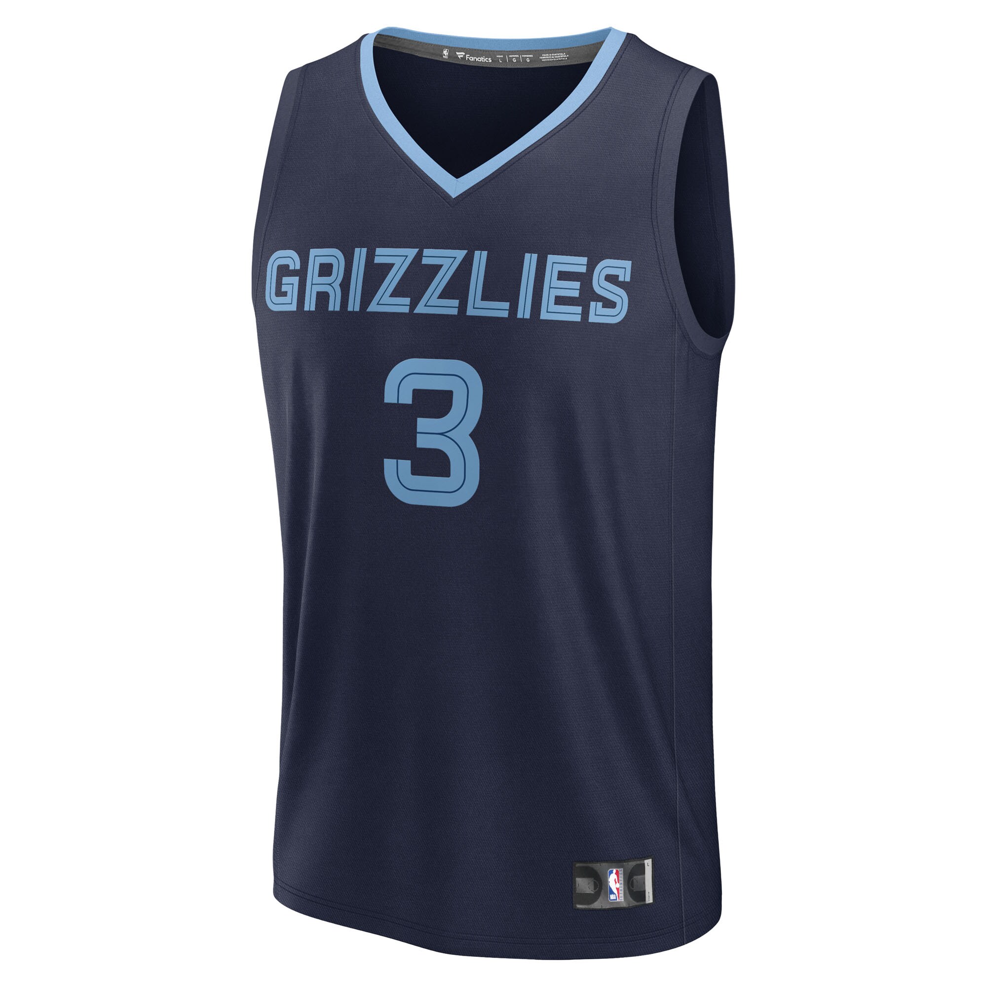 Kentavious Caldwell-Pope Memphis Grizzlies Fanatics Fast Break Replica Player Jersey - Icon Edition - Navy