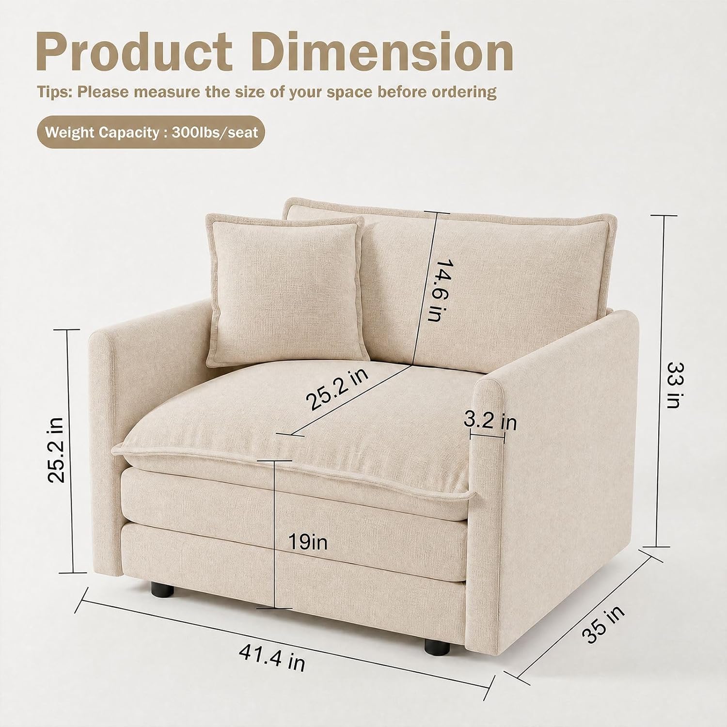 Oversized Accent Chair, 41