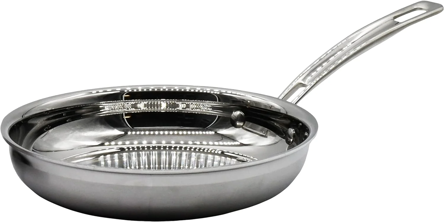 MultiClad Pro Stainless-Steel Cookware 13-Piece Cookware Set, Silver