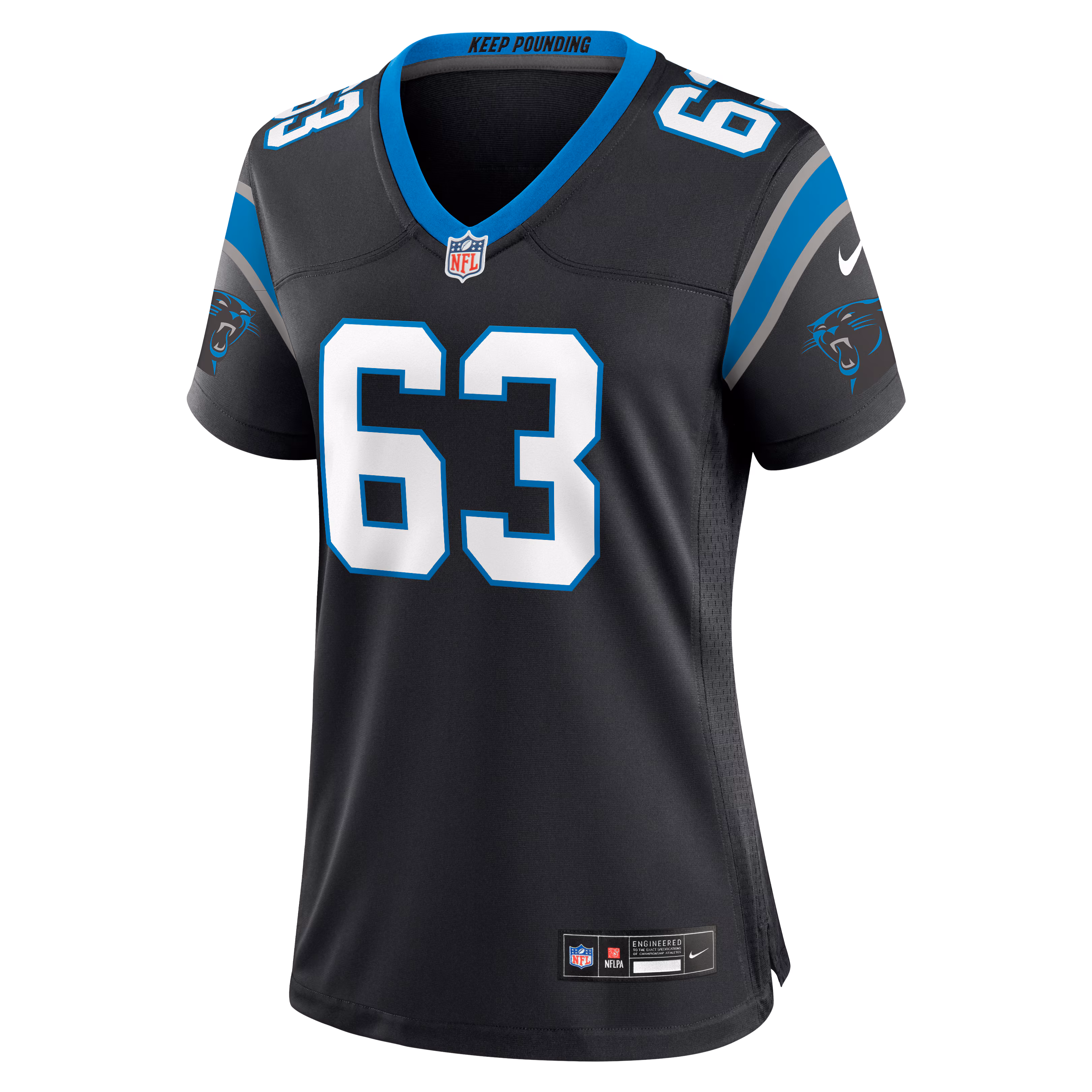 Rasheed Walker Carolina Panthers Nike Women's Team Game Jersey -  Black