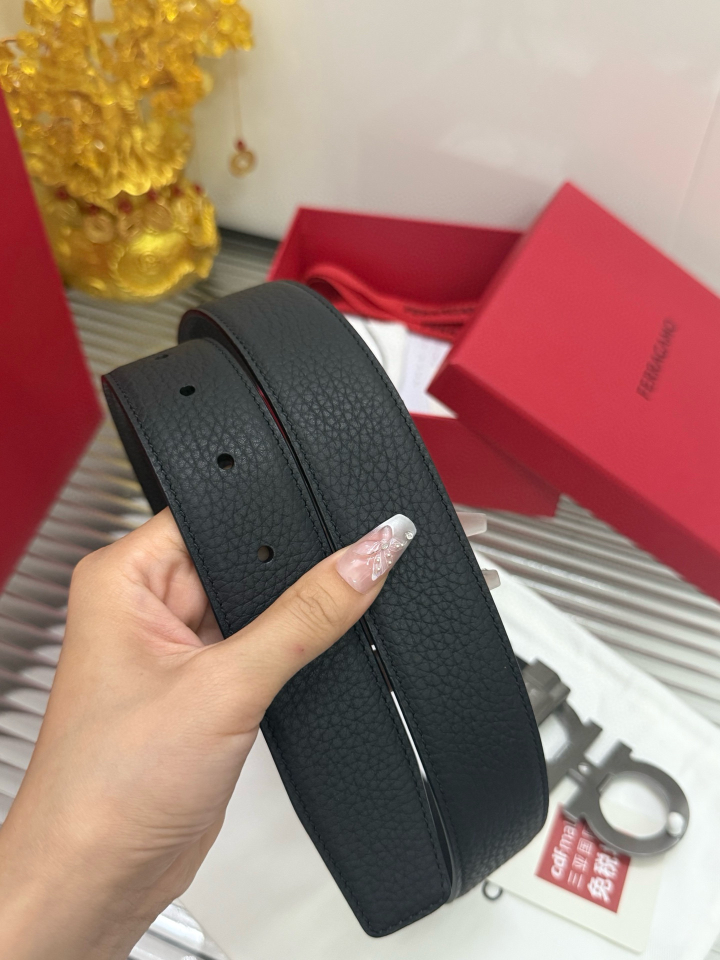 Ferragamo belt-9
