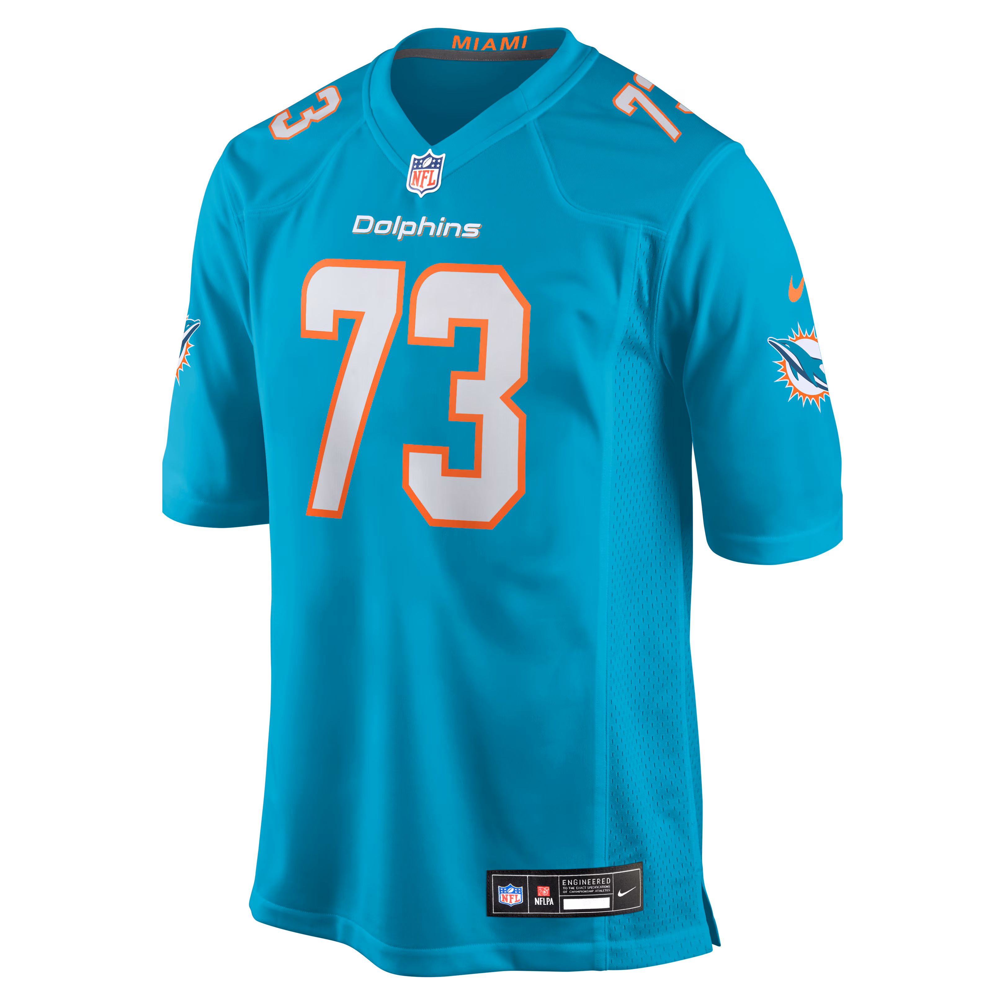 Austin Jackson Miami Dolphins Nike Game Jersey - Aqua