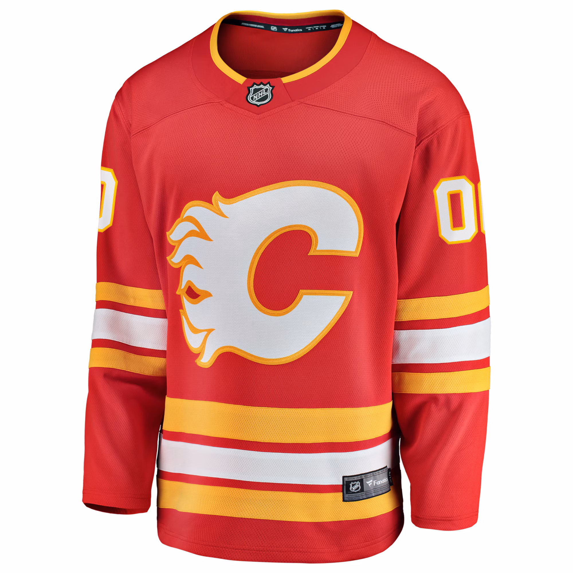 Calgary Flames Fanatics Home Breakaway Custom Jersey - Red