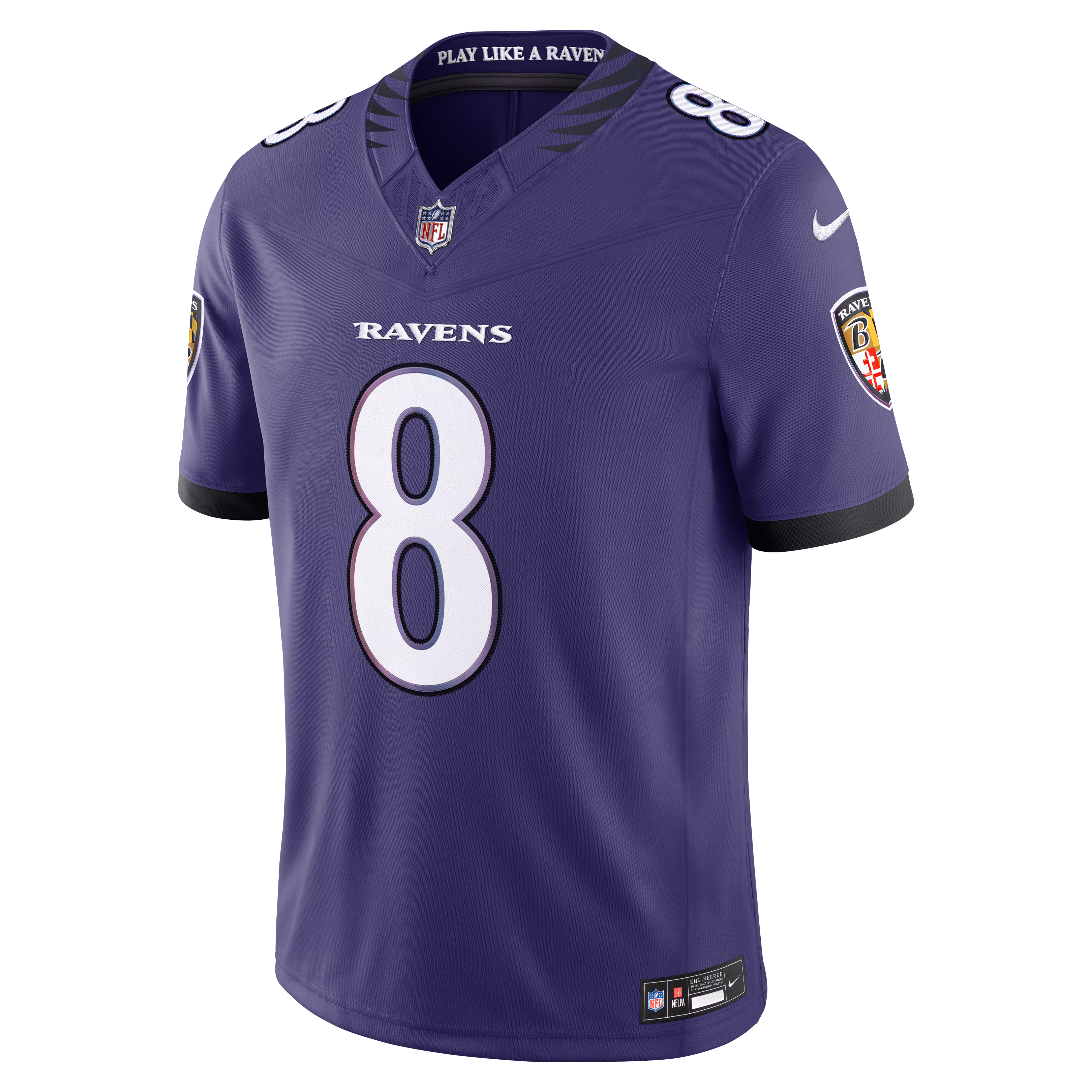 Lamar Jackson Baltimore Ravens Nike Vapor F.U.S.E. Stitched Limited Jersey - Purple