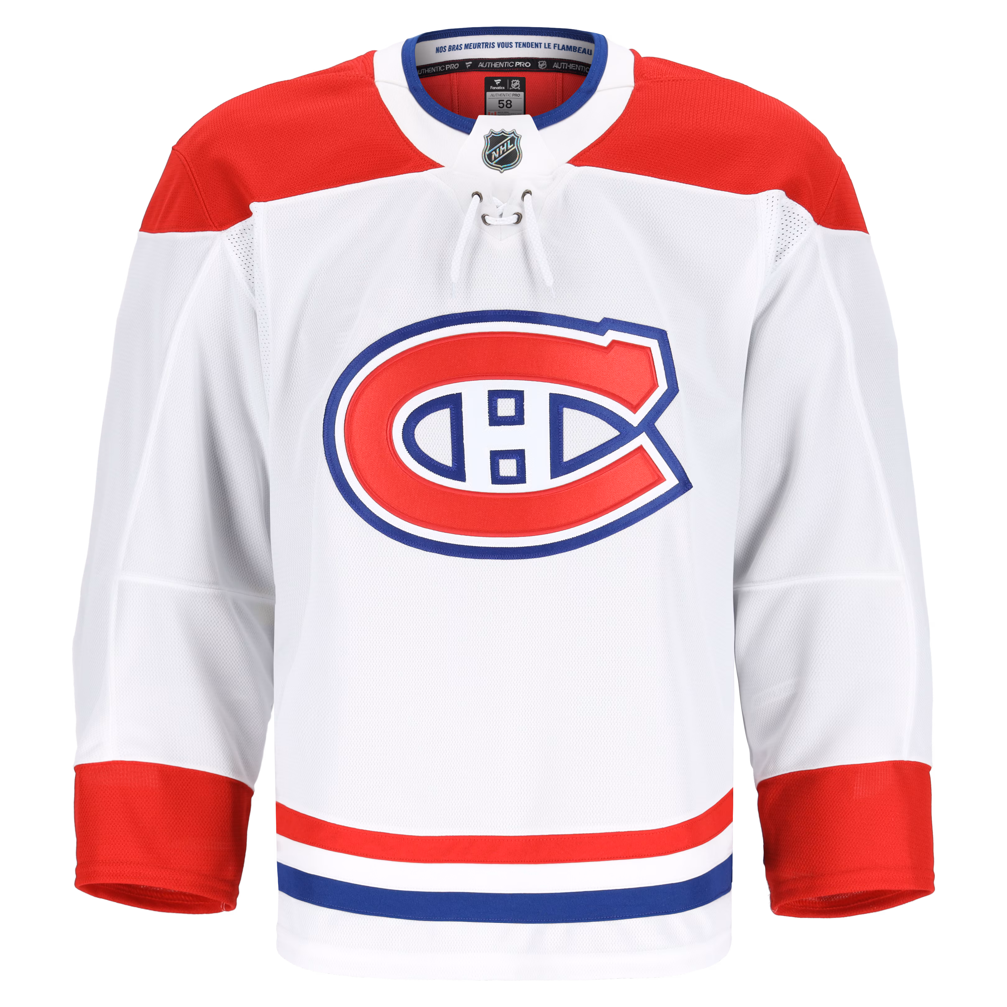 Montreal Canadiens Fanatics Away Authentic Pro Jersey - White