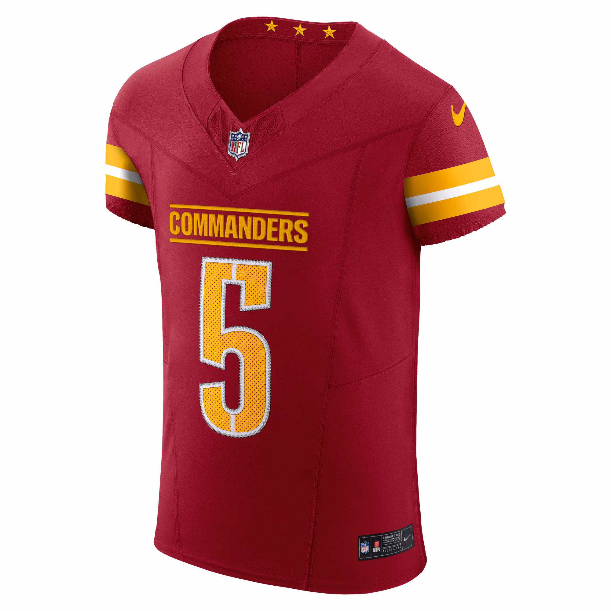 Jayden Daniels Washington Commanders Nike Team  Vapor F.U.S.E. Elite Jersey - Burgundy