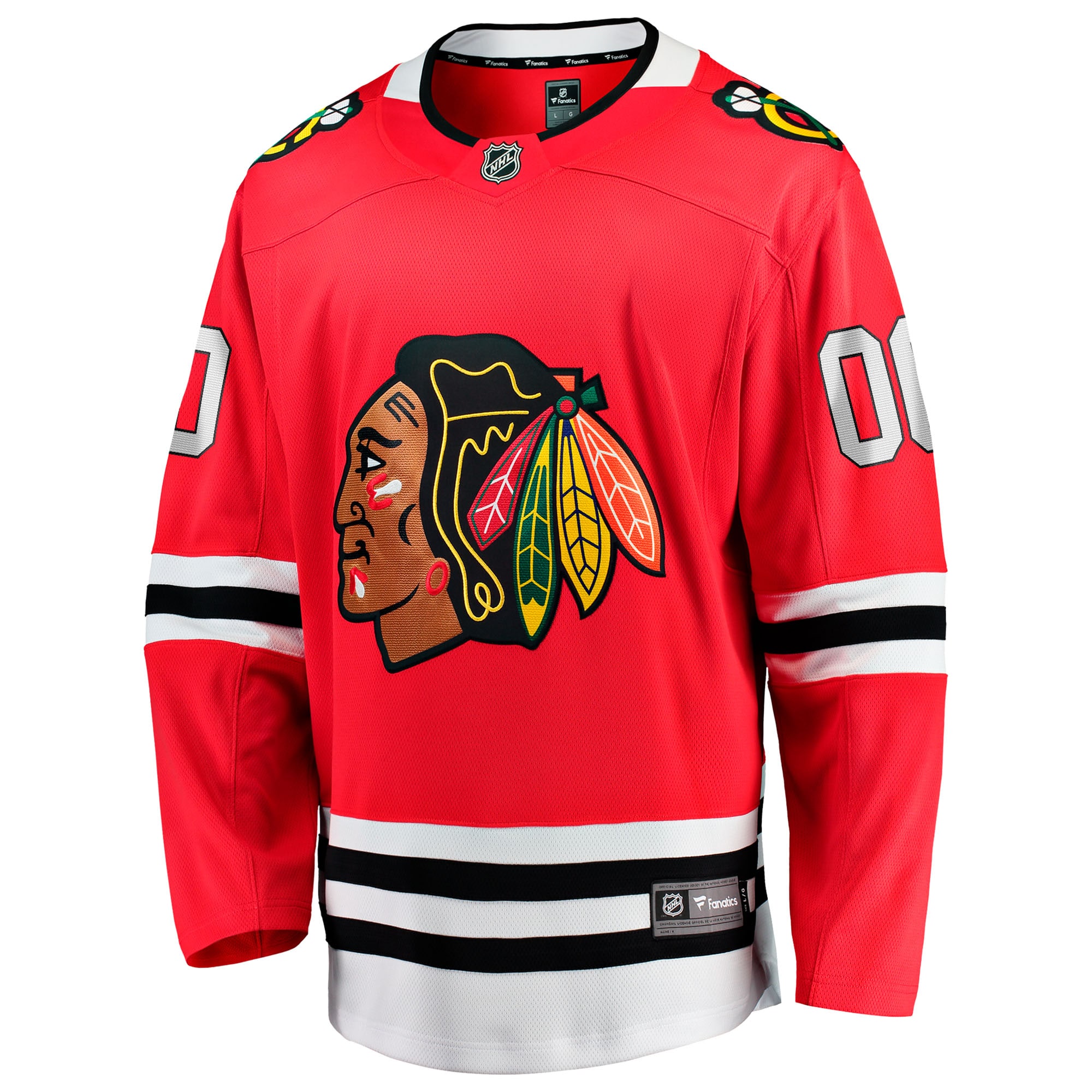 Chicago Blackhawks Fanatics Home Breakaway Custom Jersey - Red