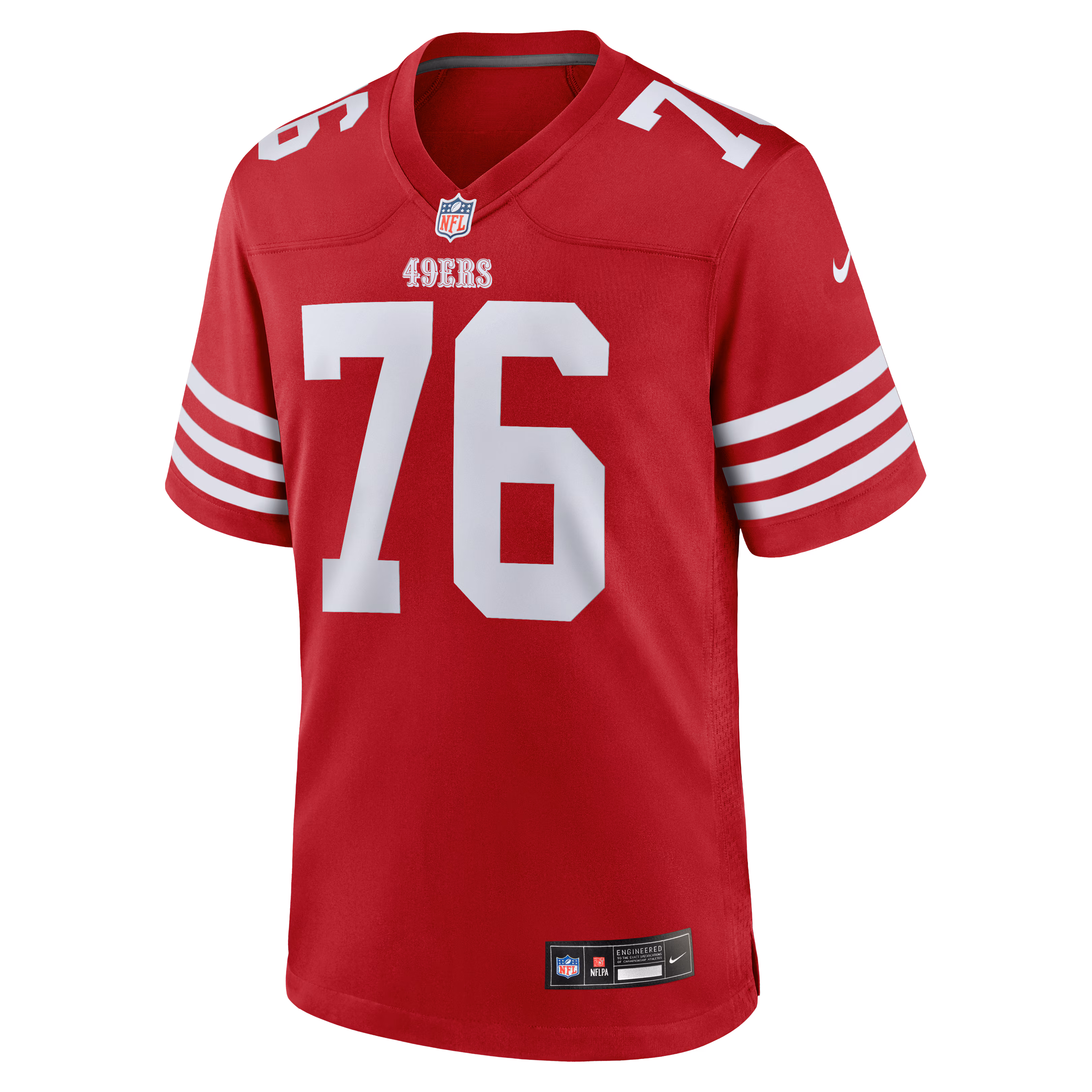 Vederian Lowe San Francisco 49ers Nike Team Game Jersey -  Scarlet