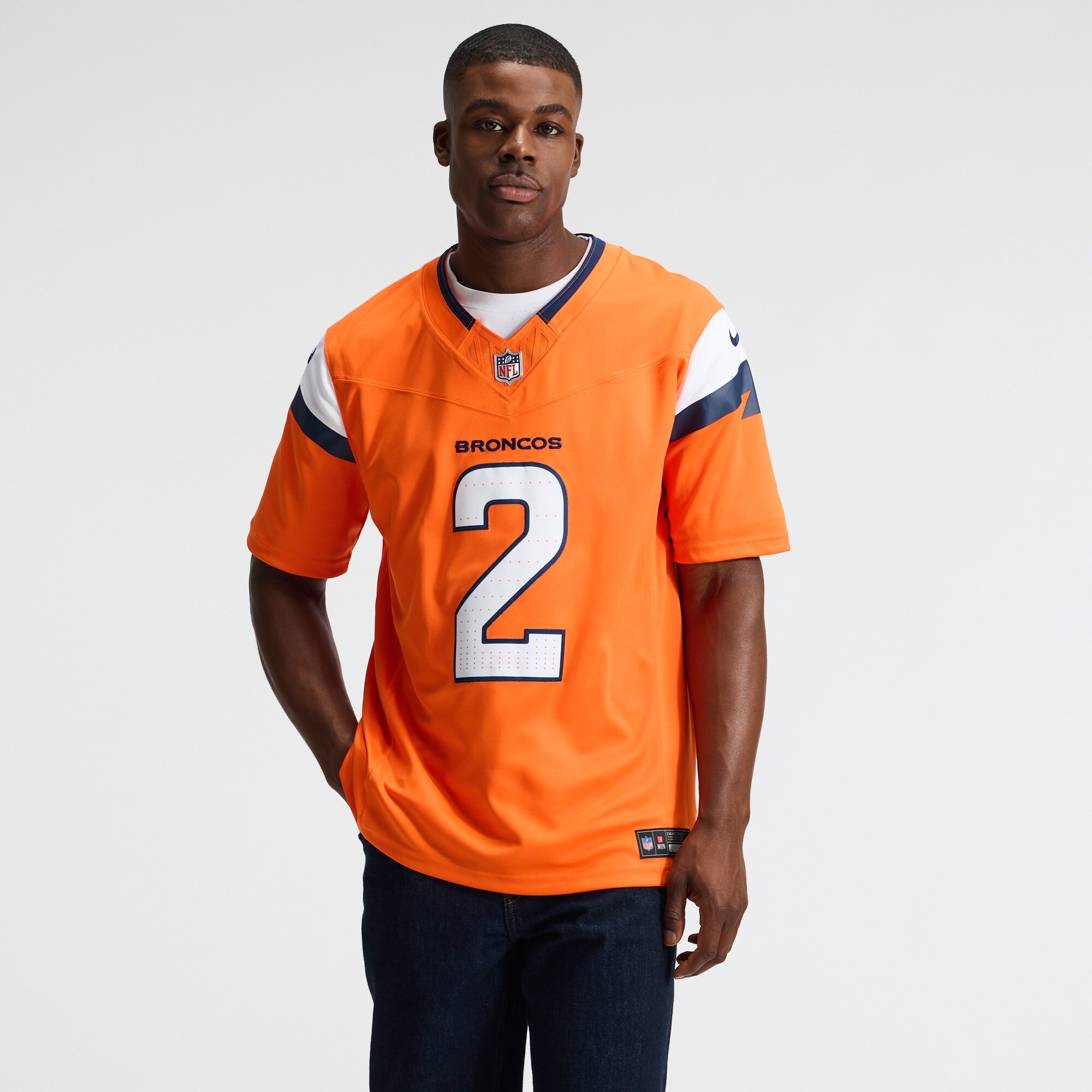 Patrick Surtain II Denver Broncos Nike Vapor F.U.S.E. Stitched Limited Jersey - Orange