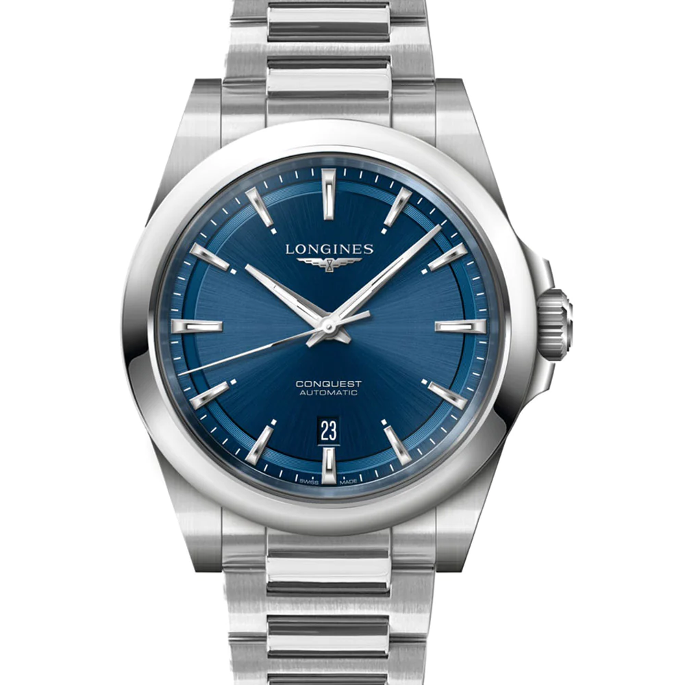 Conquest 41MM Automatic Blue Dial Stainless Steel Case Watch L38304926