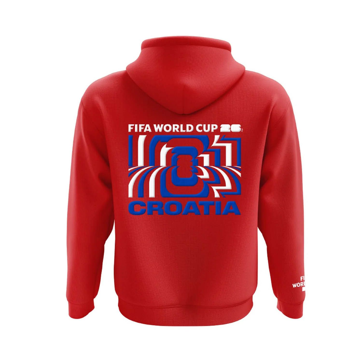 FIFA World Cup 2026™ Croatia Puff Hoodie - Unisex