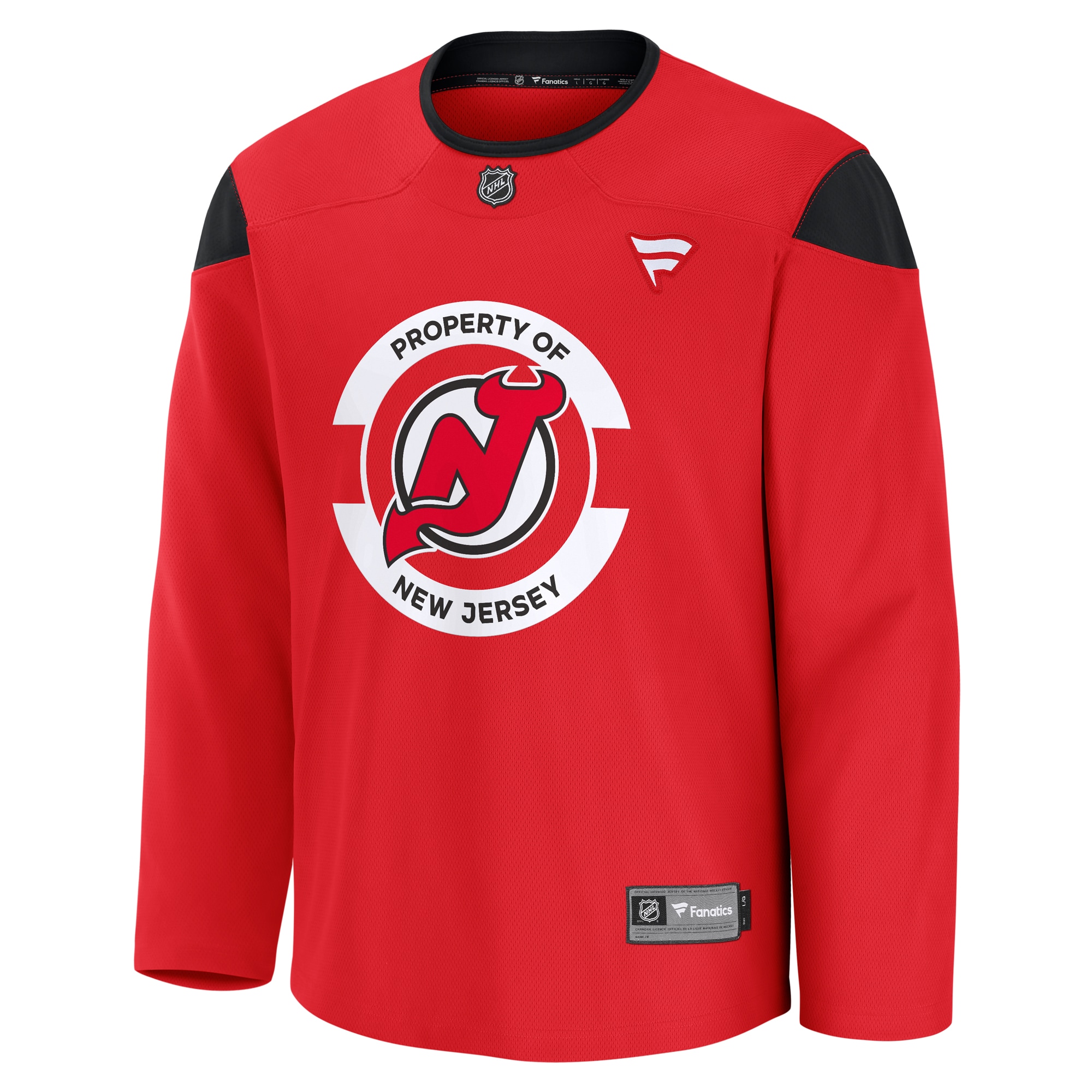 New Jersey Devils Fanatics Practice Jersey - Red