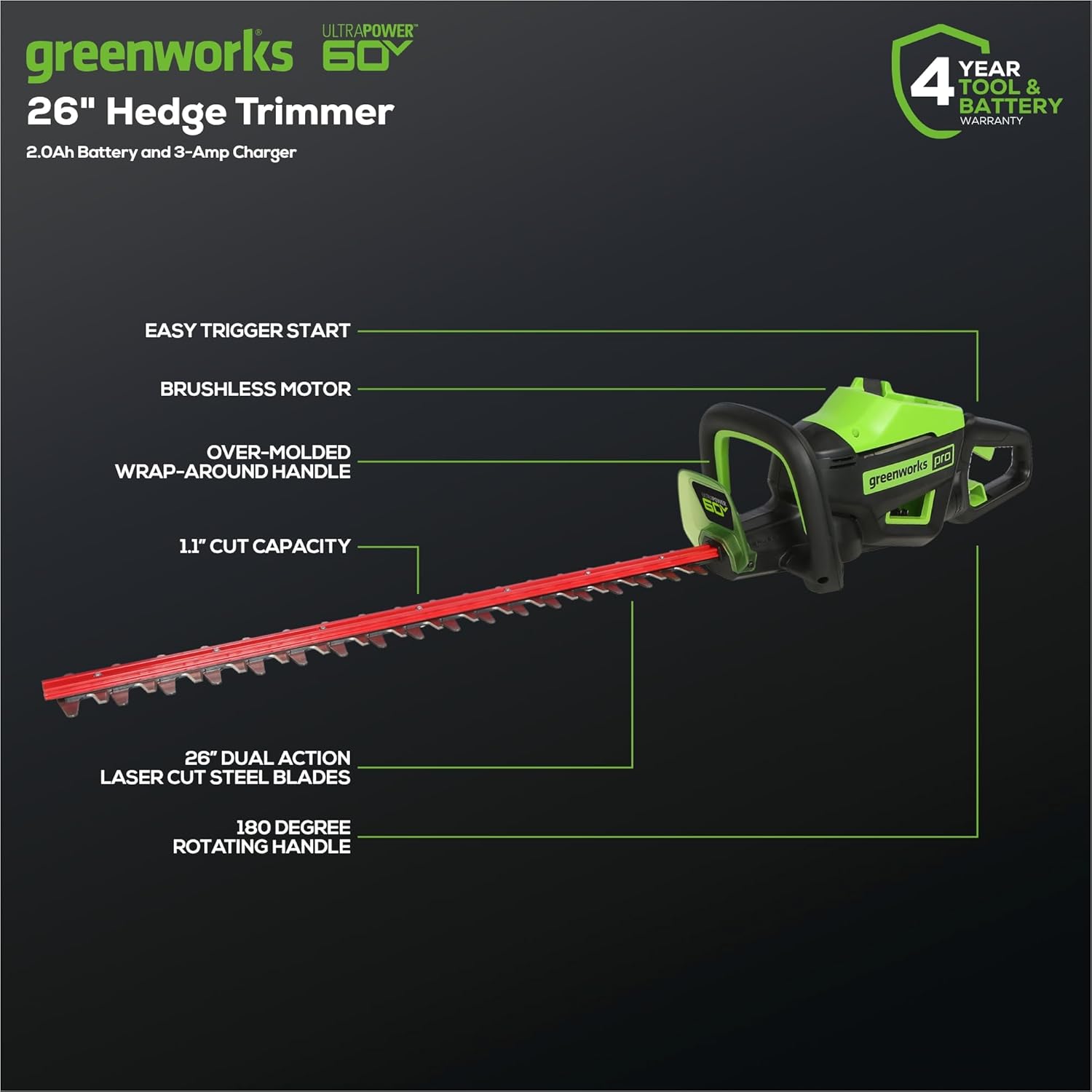 Greenworks 60V 26