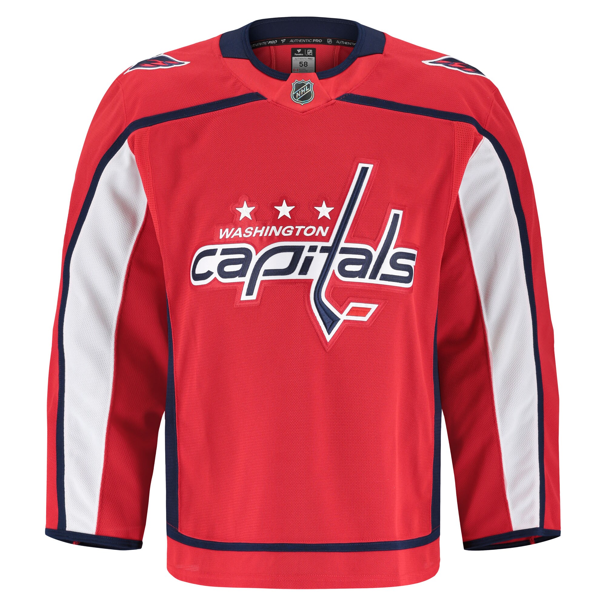 Washington Capitals Fanatics Home Authentic Pro Jersey - Red
