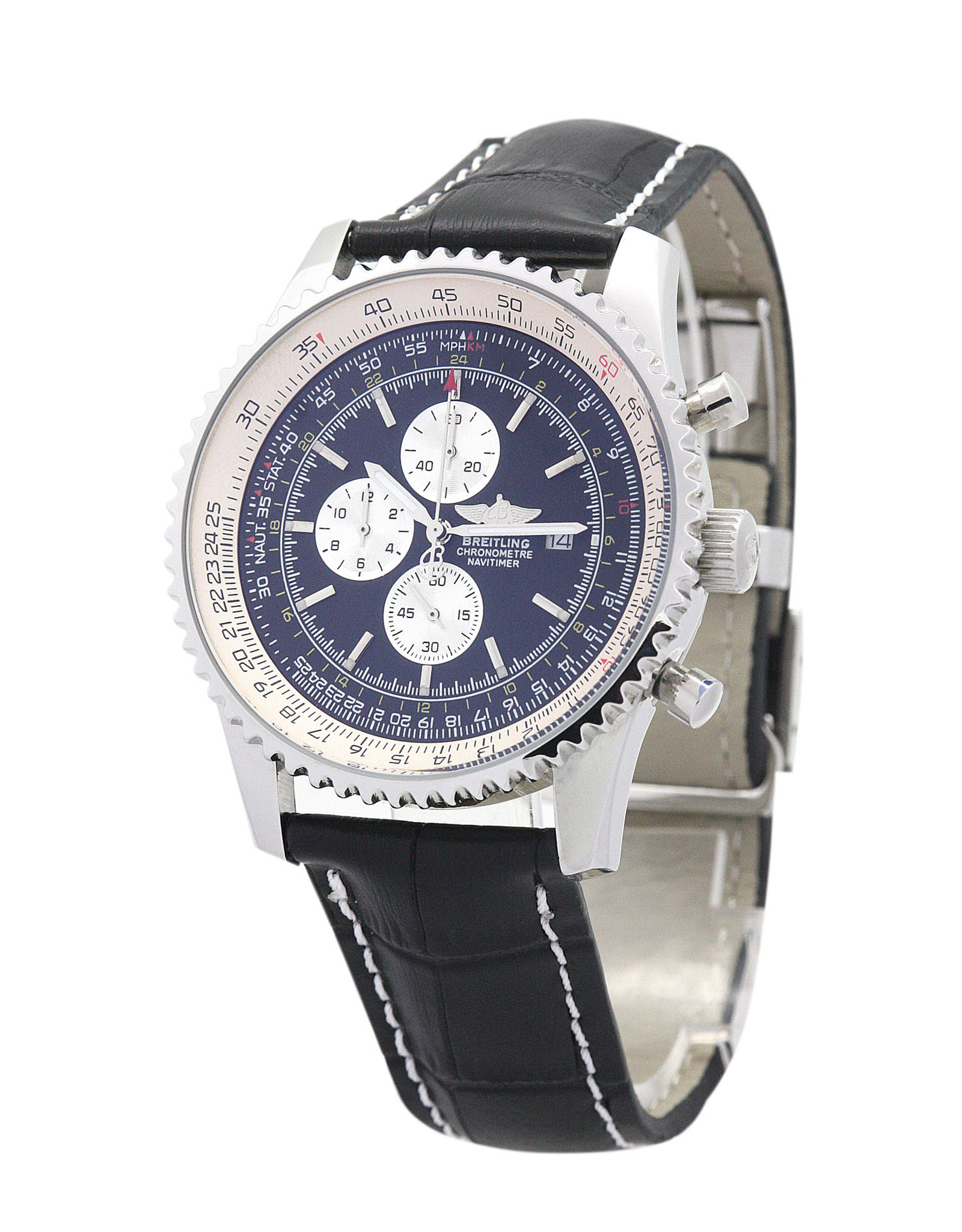 Navitimer Blue Dial Stick Markers A23322